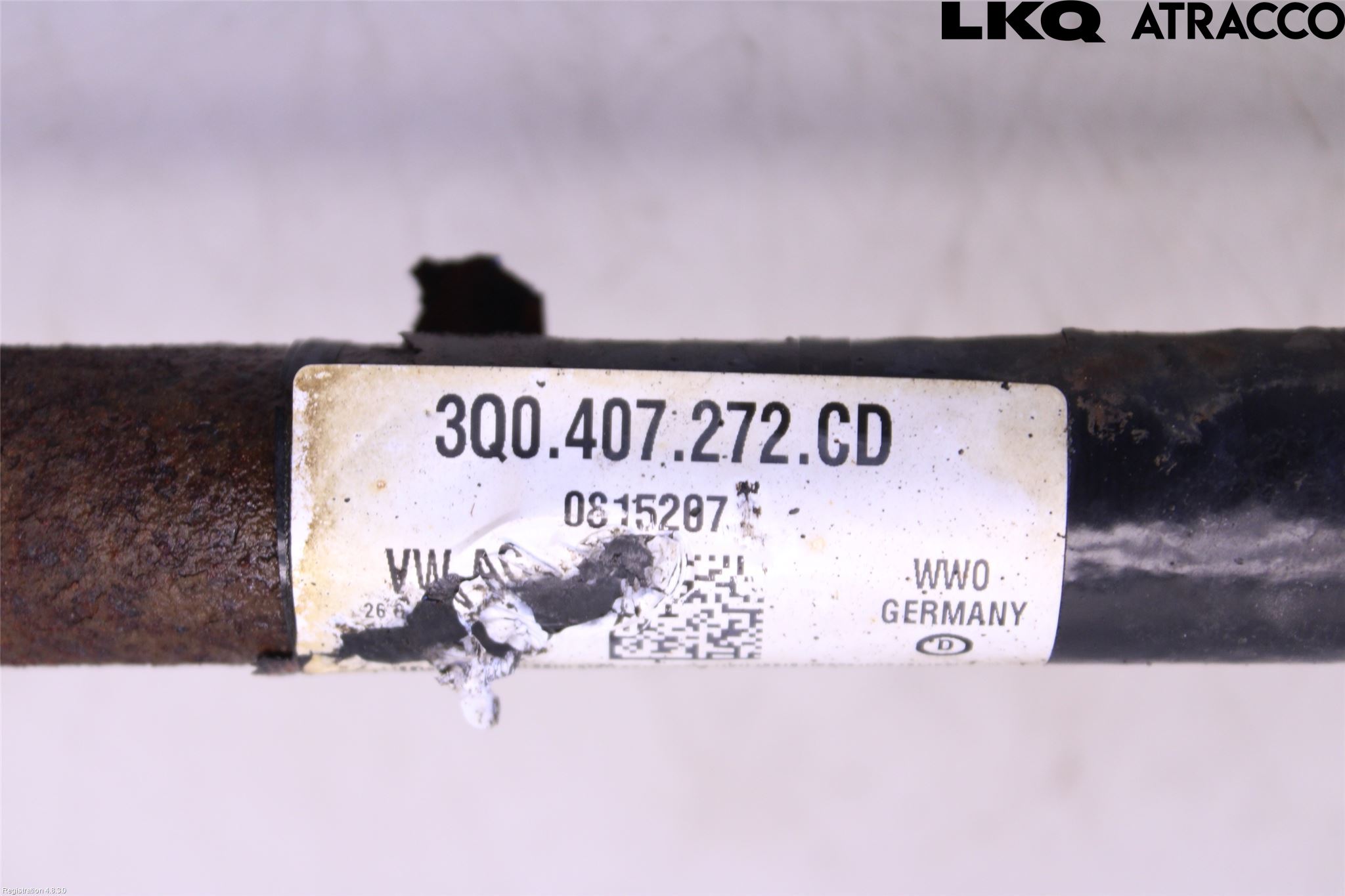 Volkswagen VW TOURAN 16- Drivaxel Fram Höger