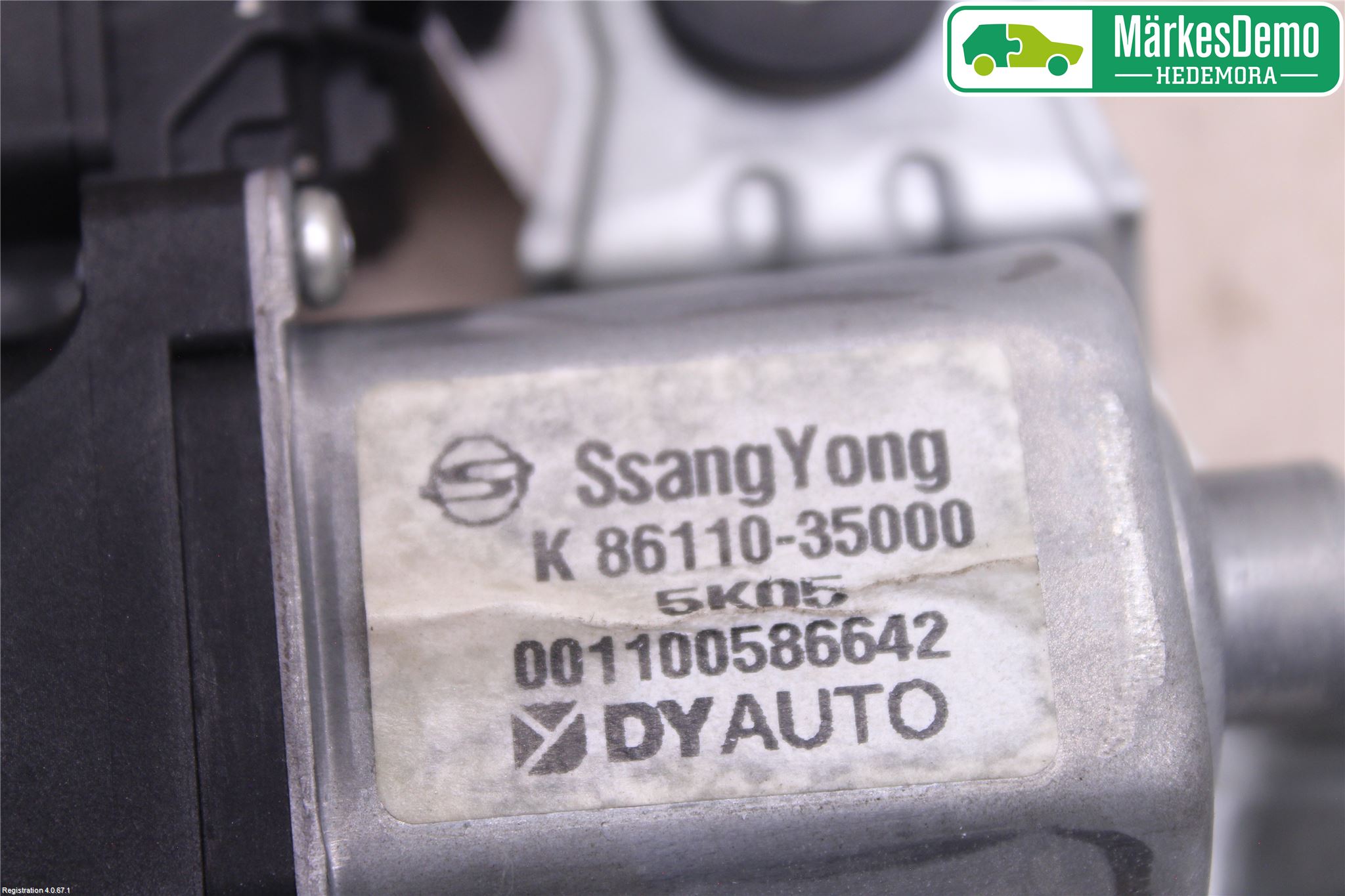 SsangYong SSANG YONG TIVOLI 17- Torkarmotor Baklucka