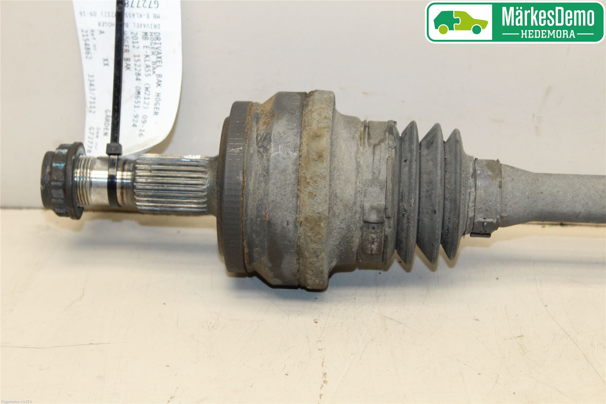 Mercedes-Benz MB E-KLASS (W212) 09-16 Drivaxel Bak Höger
