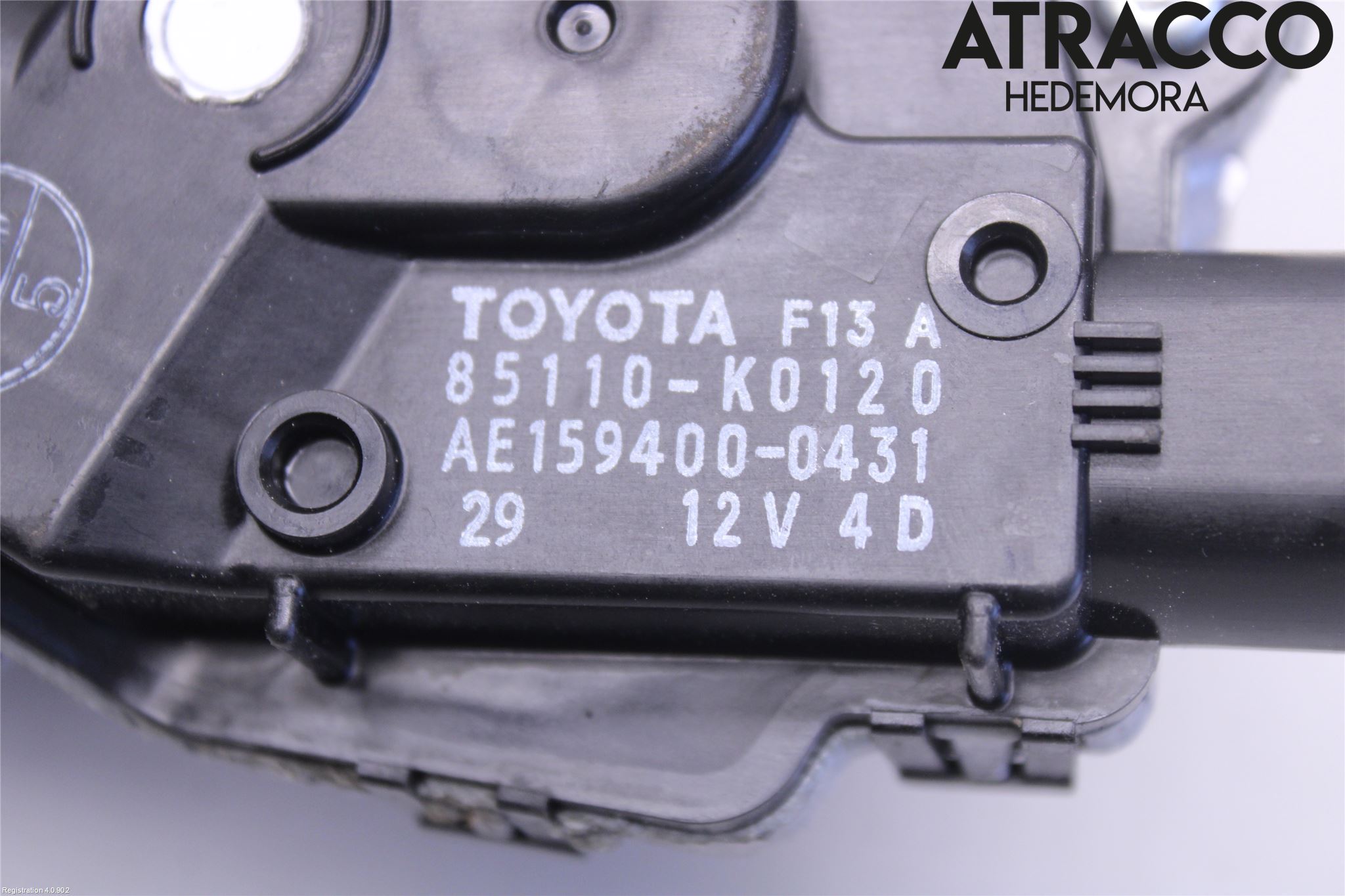 Toyota YARIS XP21 20- Torkarmotor Vindruta