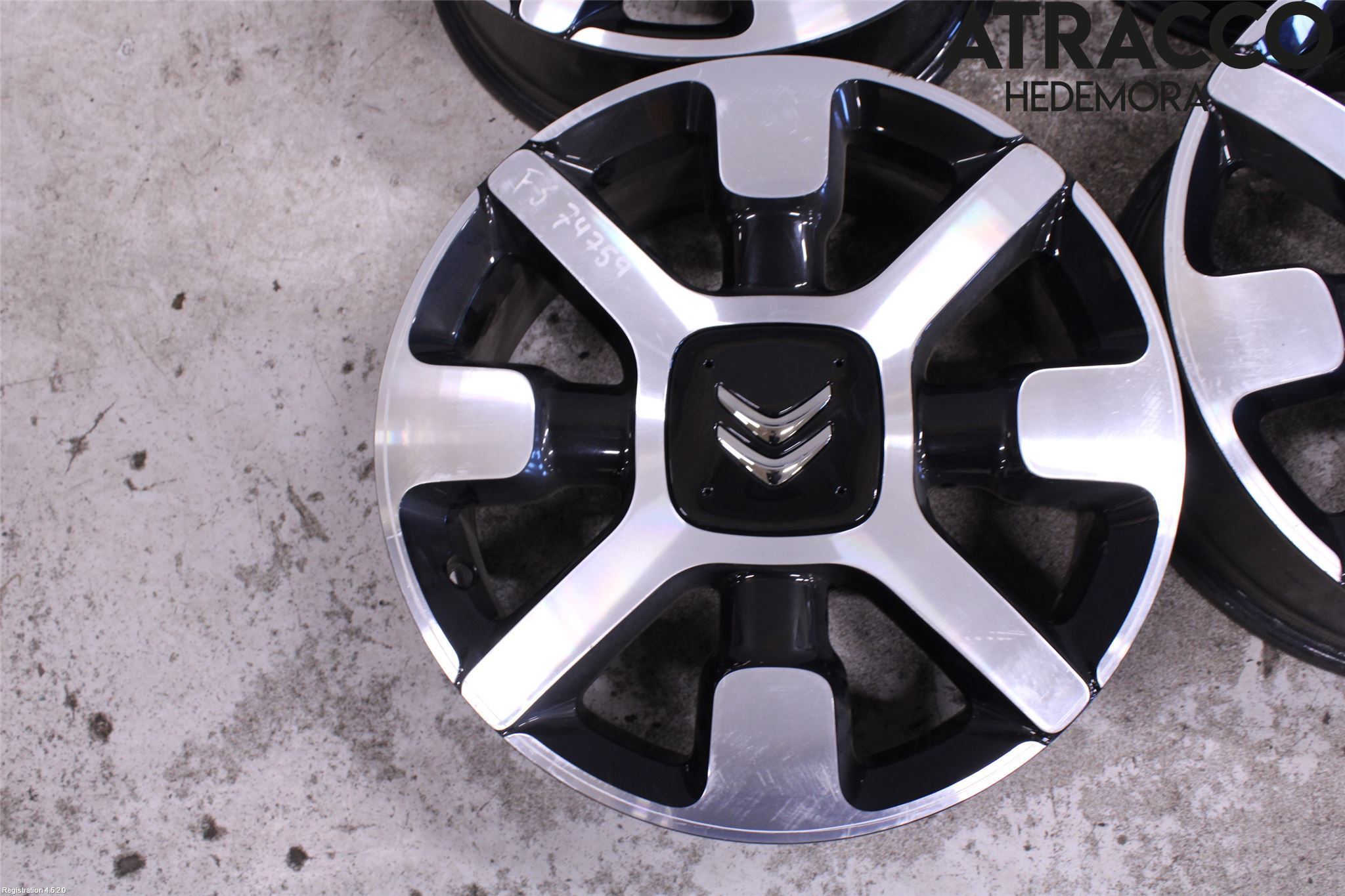 Citroen C4 CACTUS 14-20 Fälgsats Aluminium