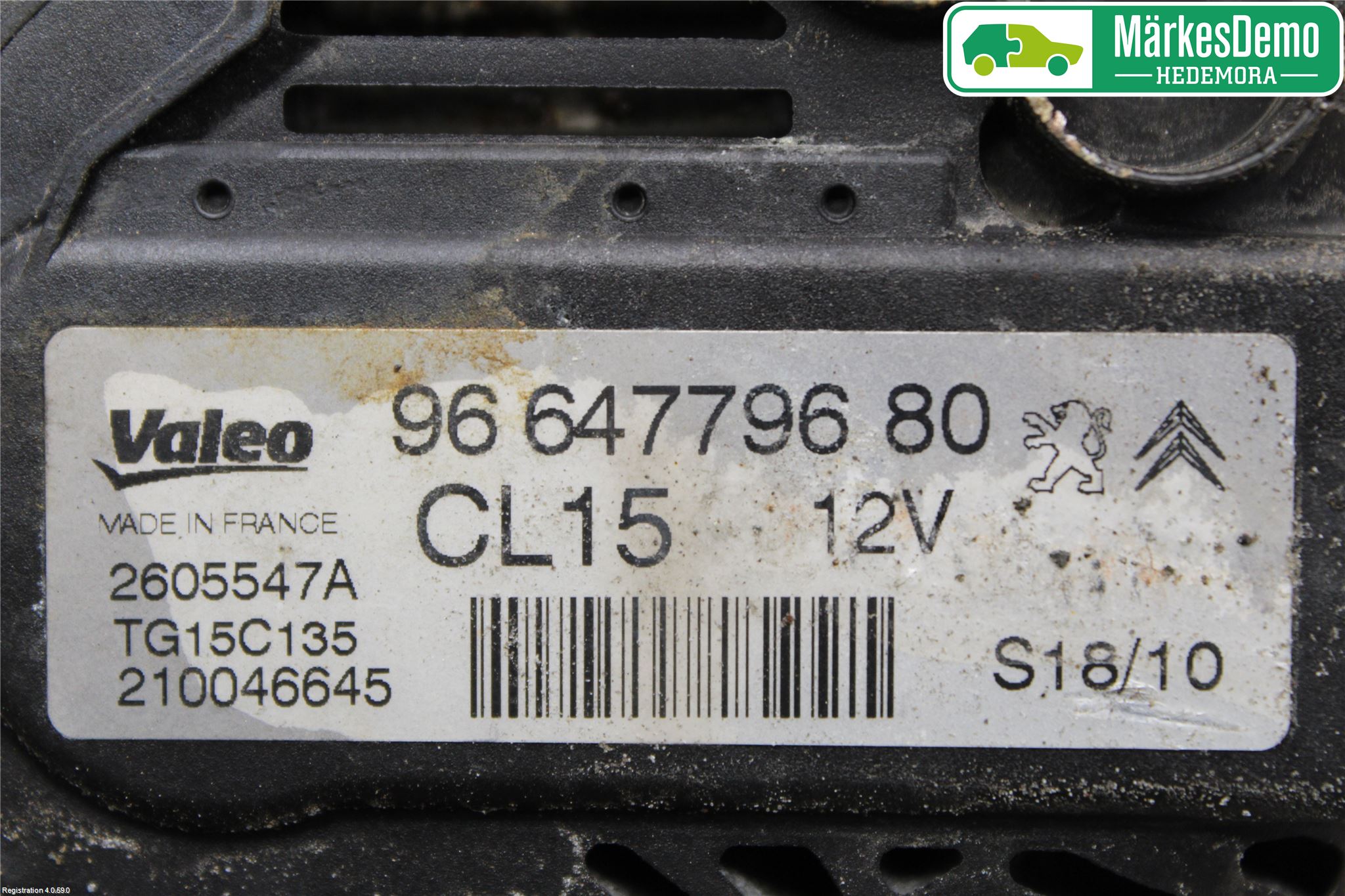 Citroen C3 10-17 Generator