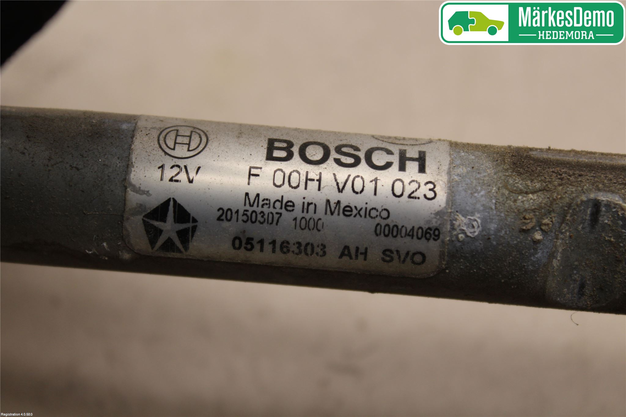 Fiat FREEMONT Torkarmekanism Vindruta