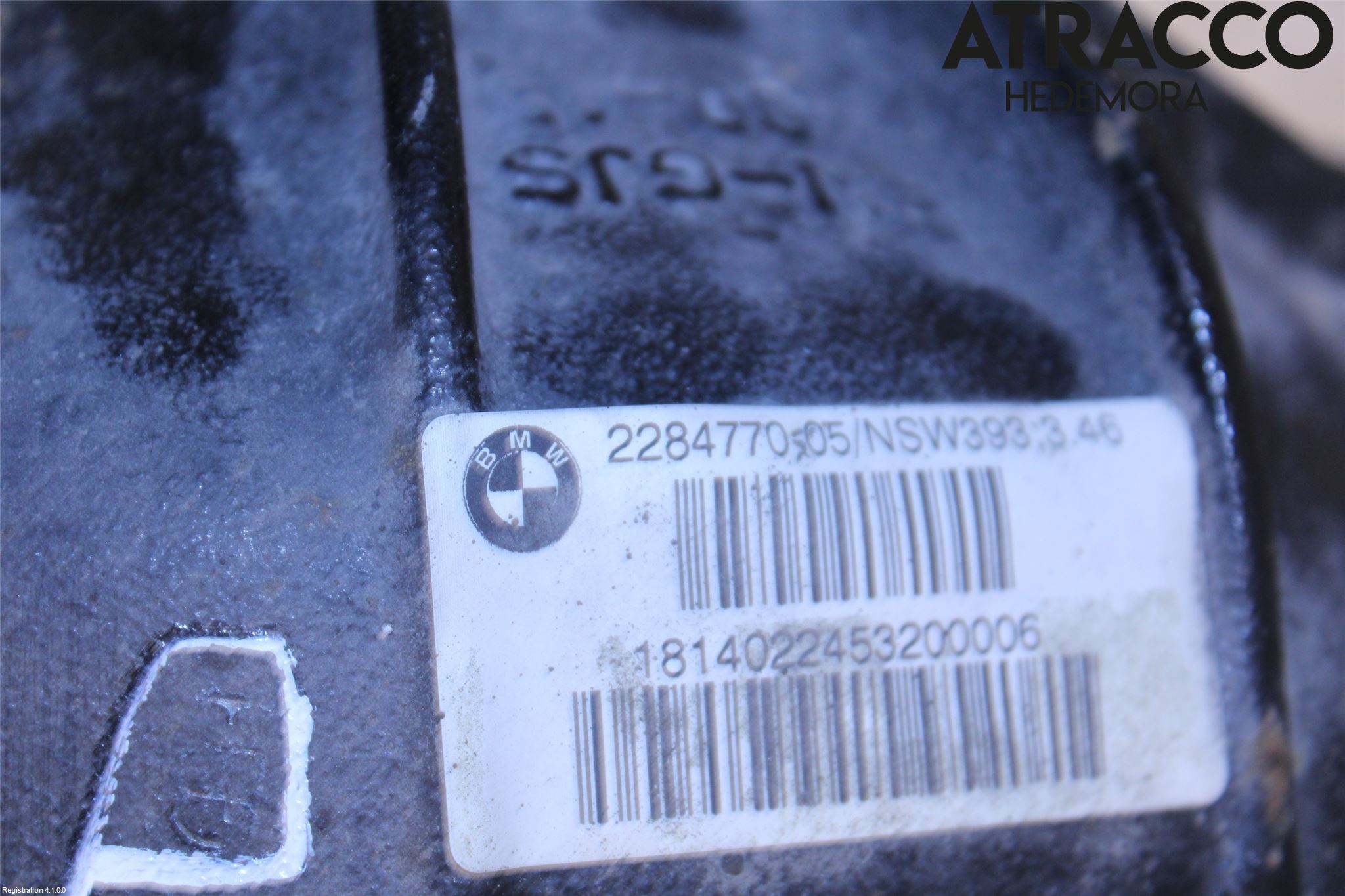 BMW 4 F32/F33/F82/F83 13-20 Bakväxel-Diff