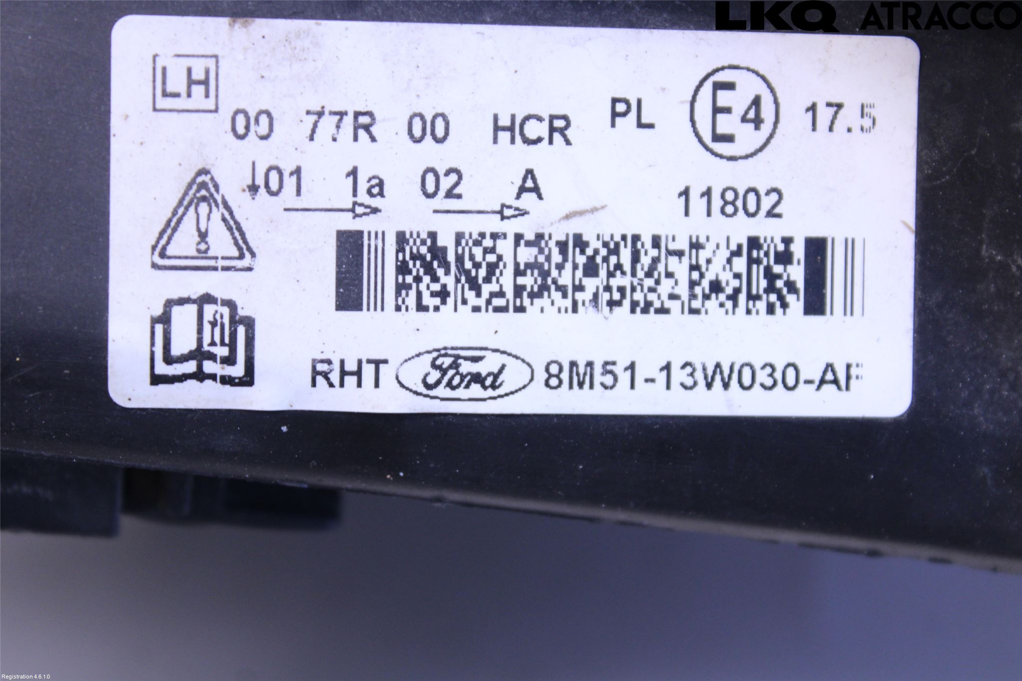 Ford FOCUS 08-11 Strålkastare Vänster