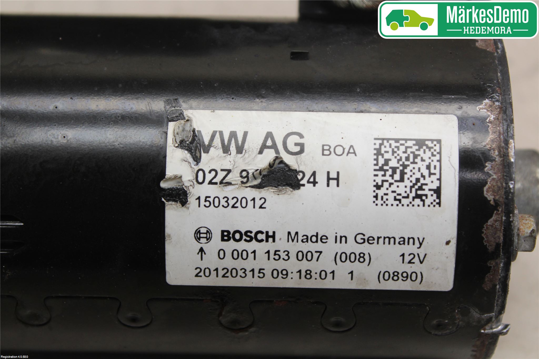 Volkswagen VW GOLF VI 09-13 Startmotor Diesel