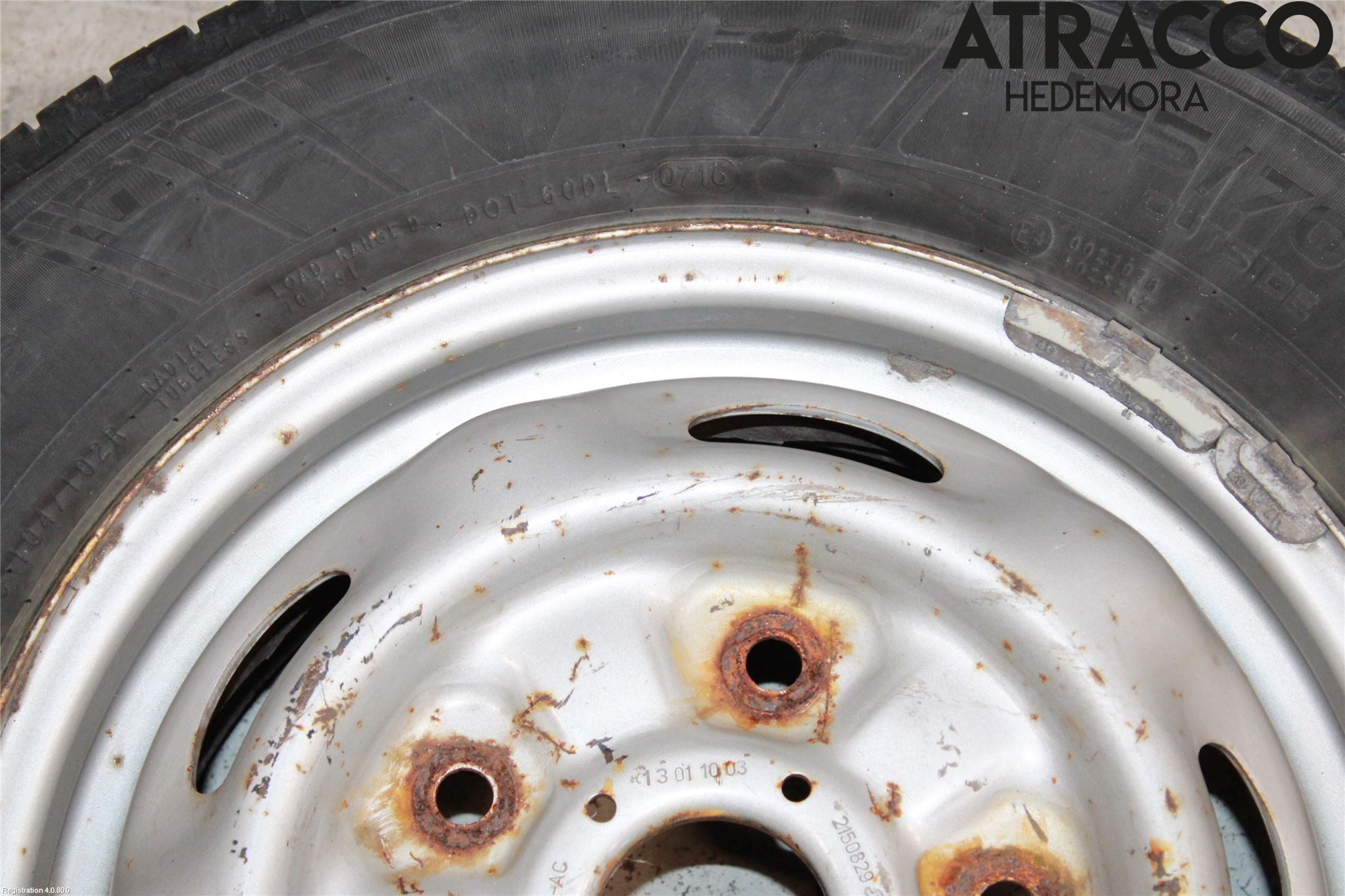 Ford TRANSIT    00-06 Sommardäck Plåtfälg 4St