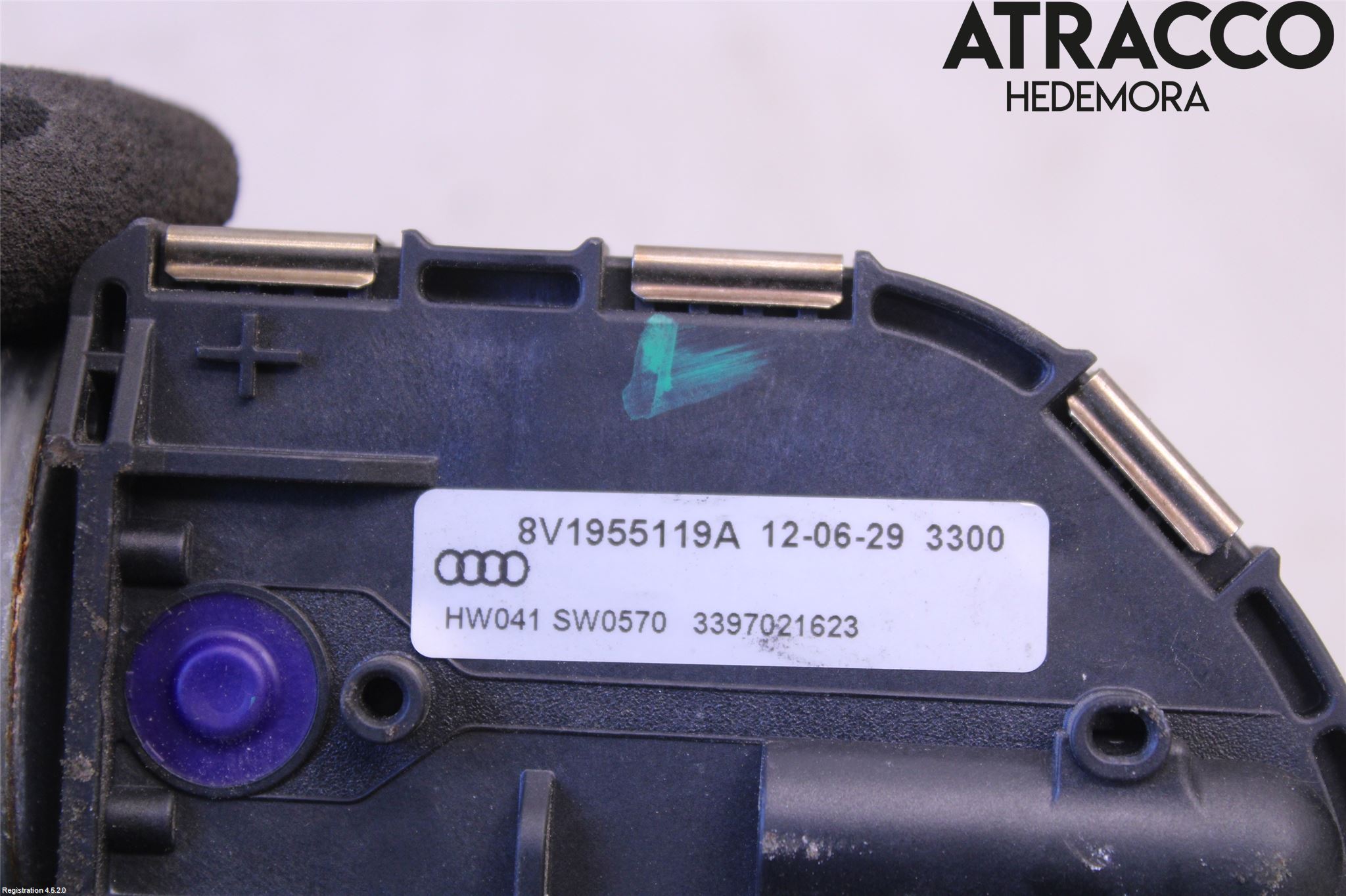 Audi A3/S3 05-13 Torkarmotor Vindruta