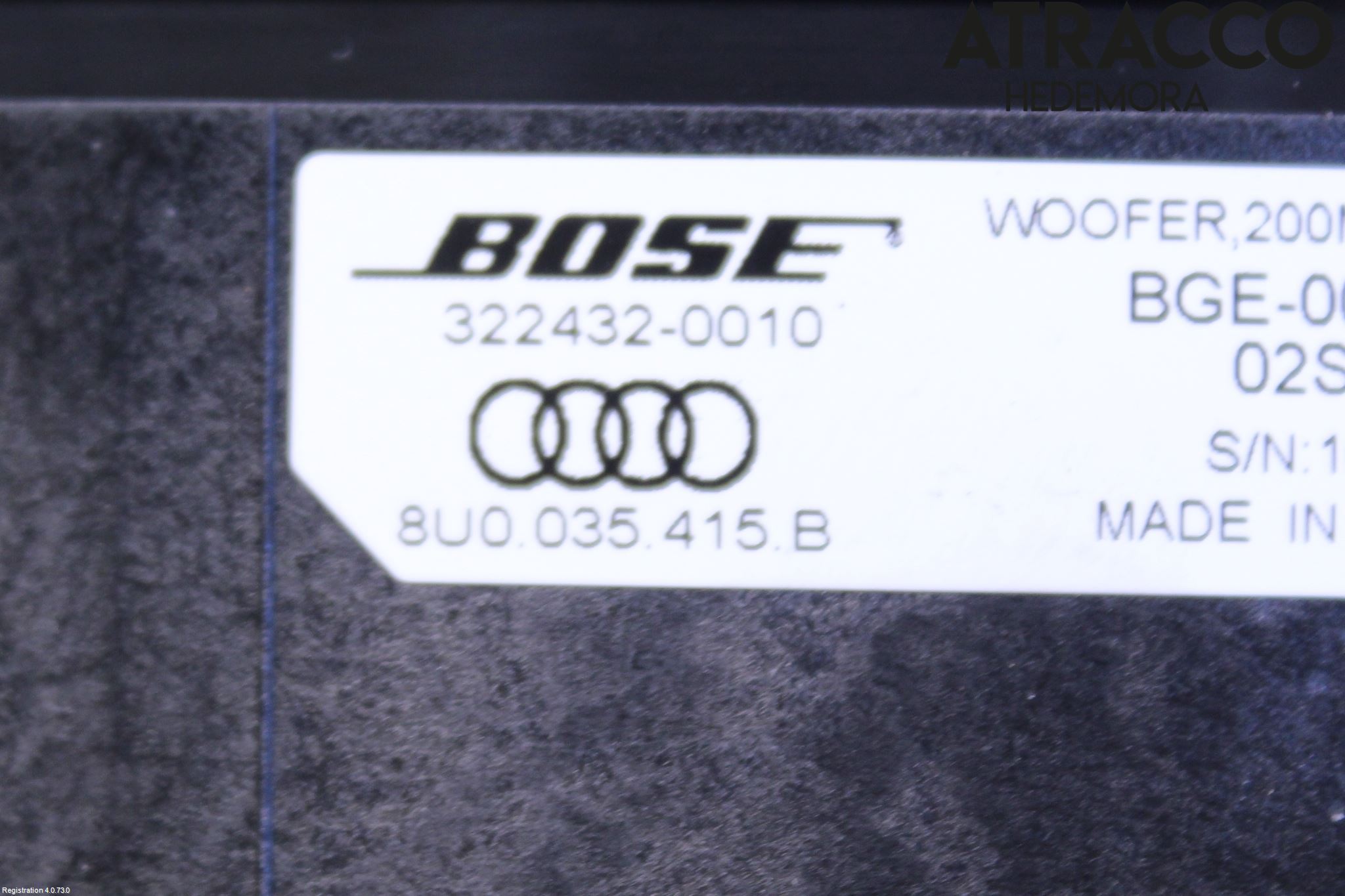 Audi Q3 8U 12-18 Högtalare
