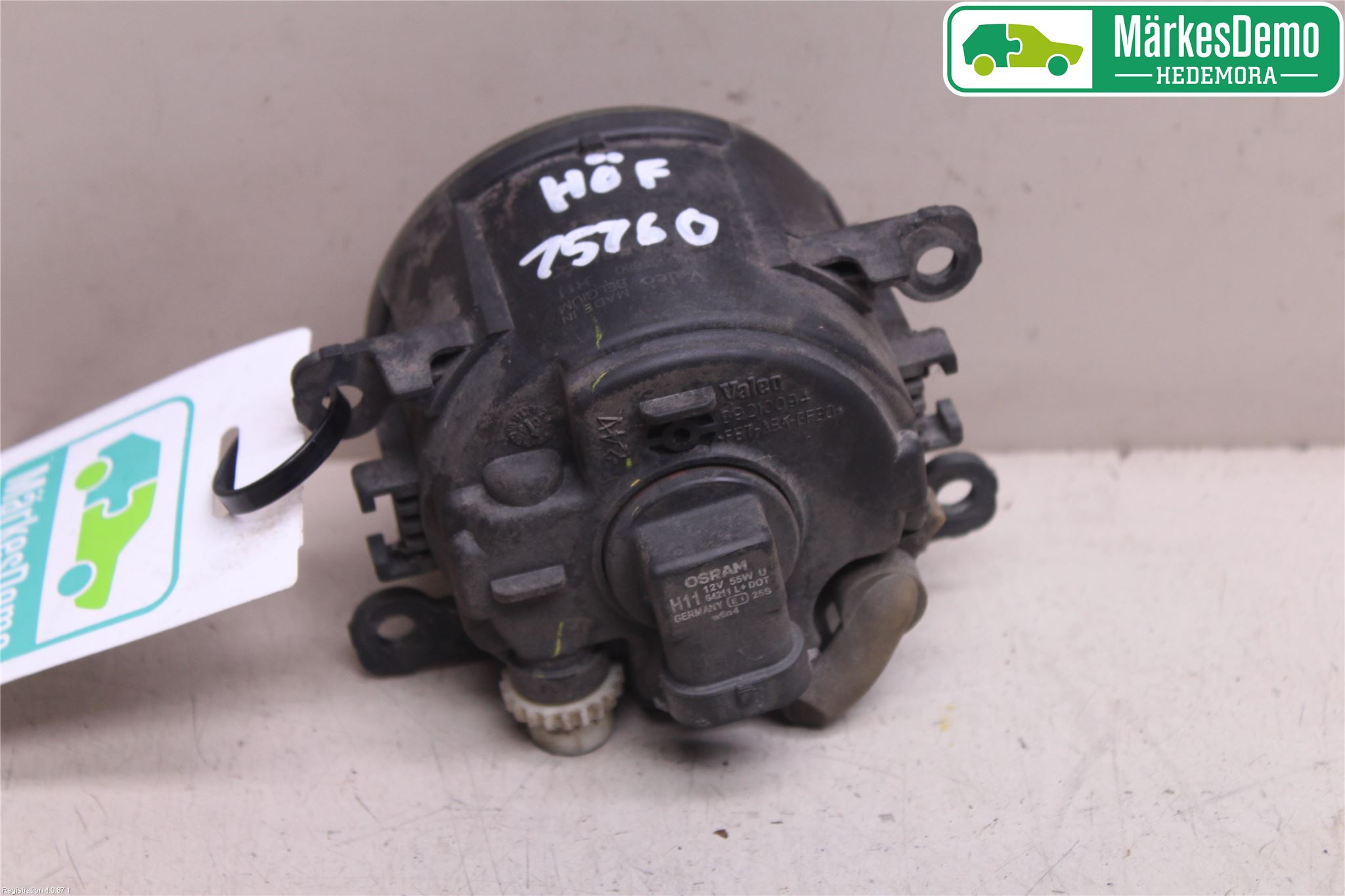 Peugeot 207 Dimljus-Varselljus Fram