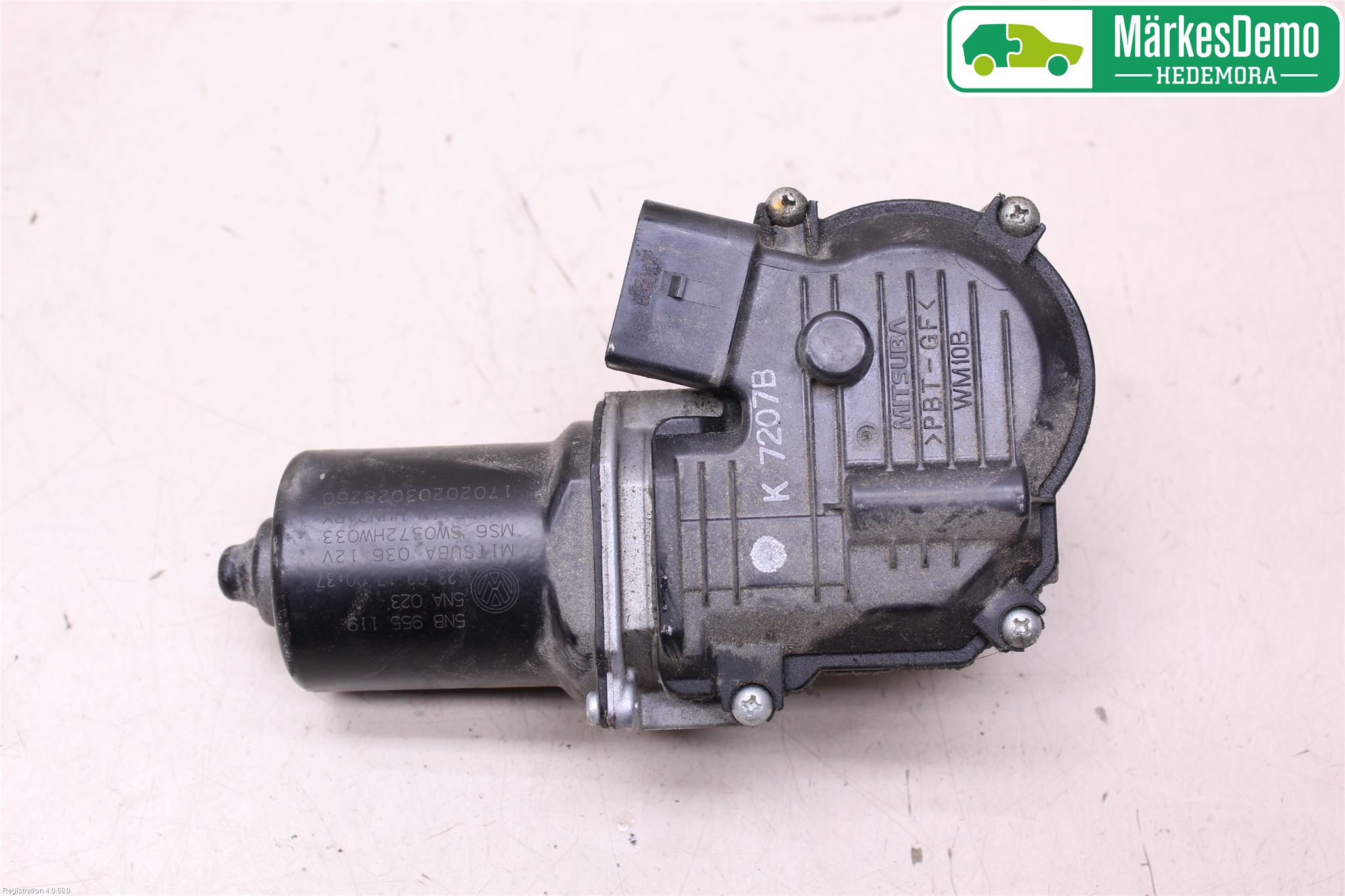Volkswagen VW TIGUAN 16-24 Torkarmotor Vindruta