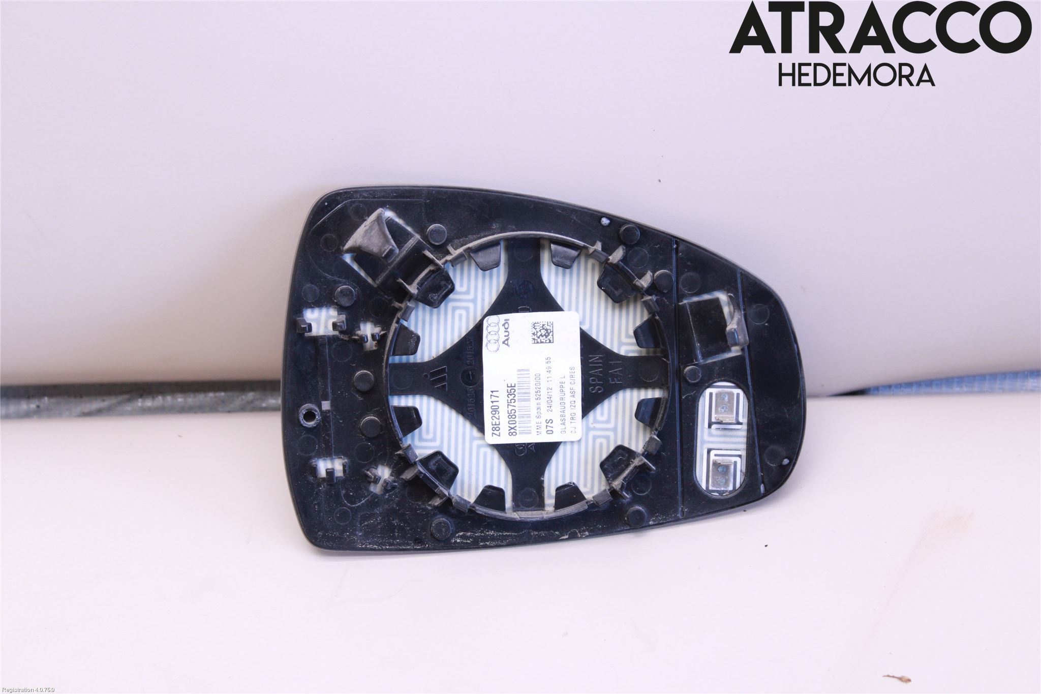 Audi A1/S1 11-18 Spegelglas Vä