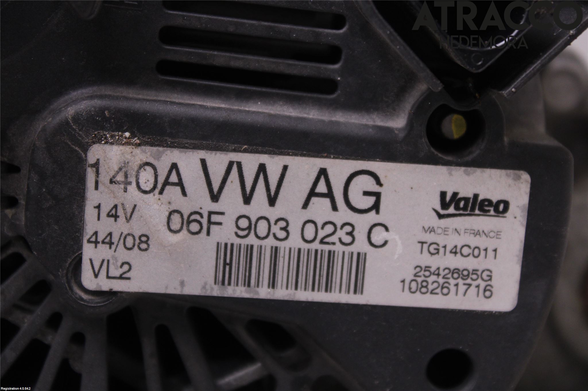 Volkswagen VW TIGUAN 07-16 Generator
