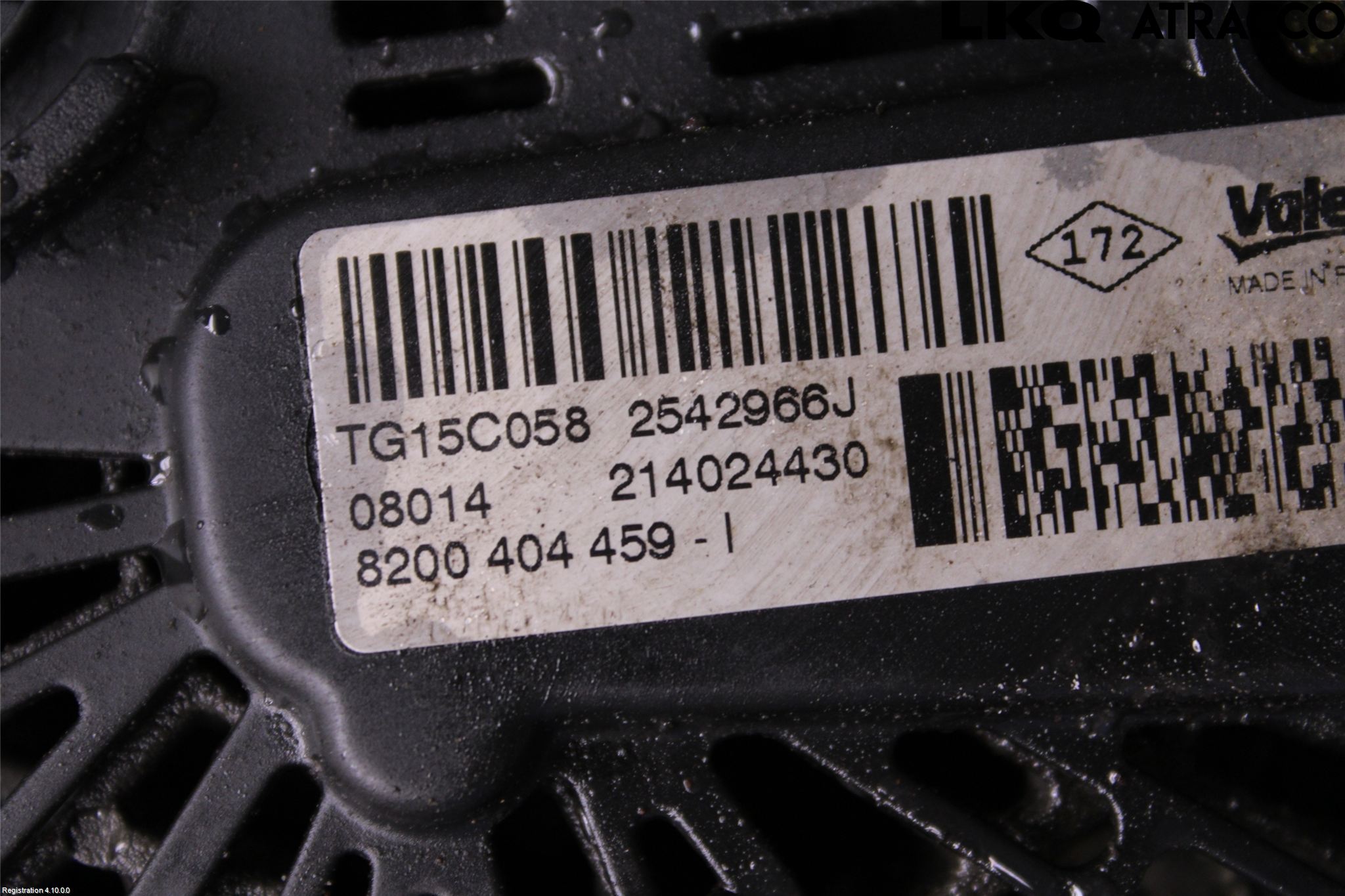 Renault TRAFIC   02-14 Generator
