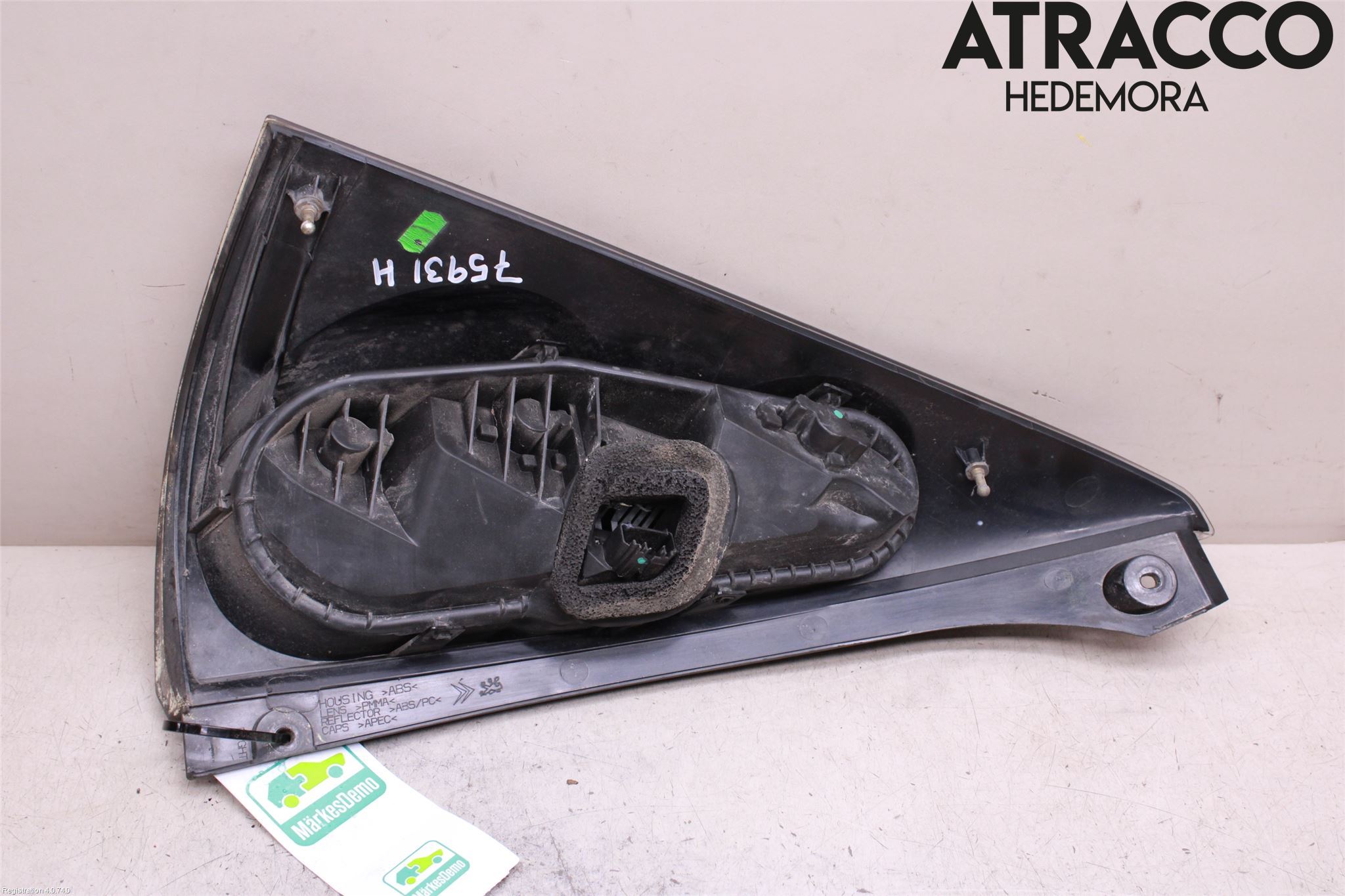 Citroen C1 06-13 Bakljus Höger