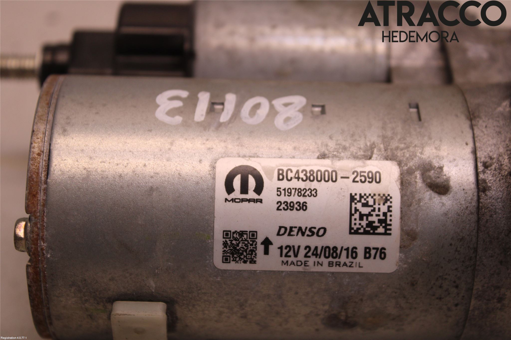 Fiat TIPO/CROSS 16- Startmotor