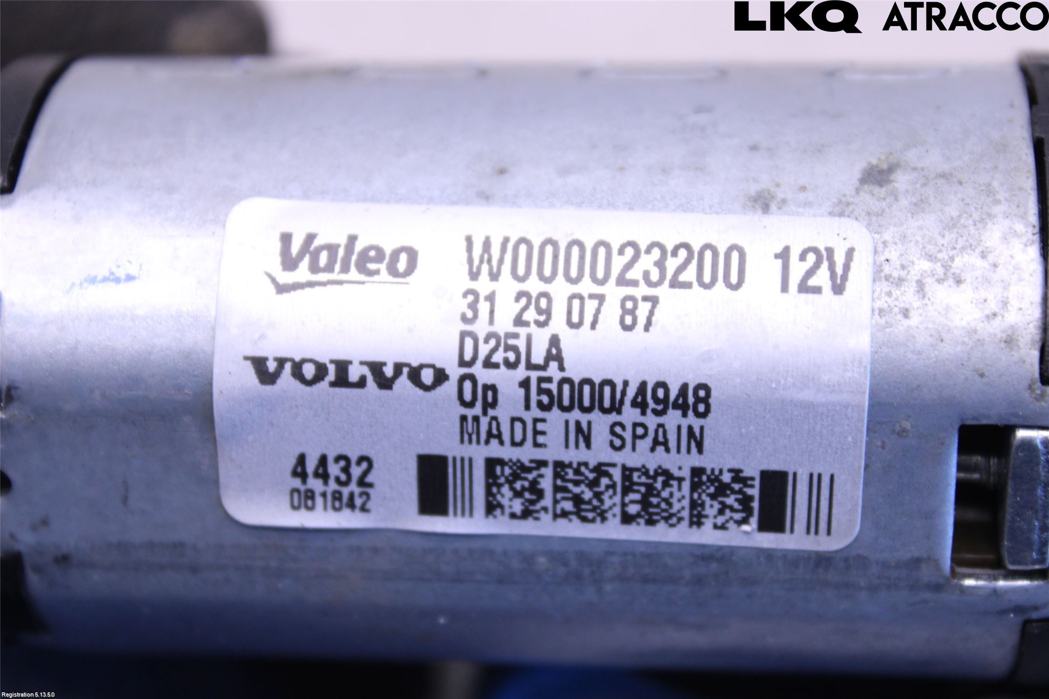 Volvo XC60 09-13 Torkarmotor Baklucka