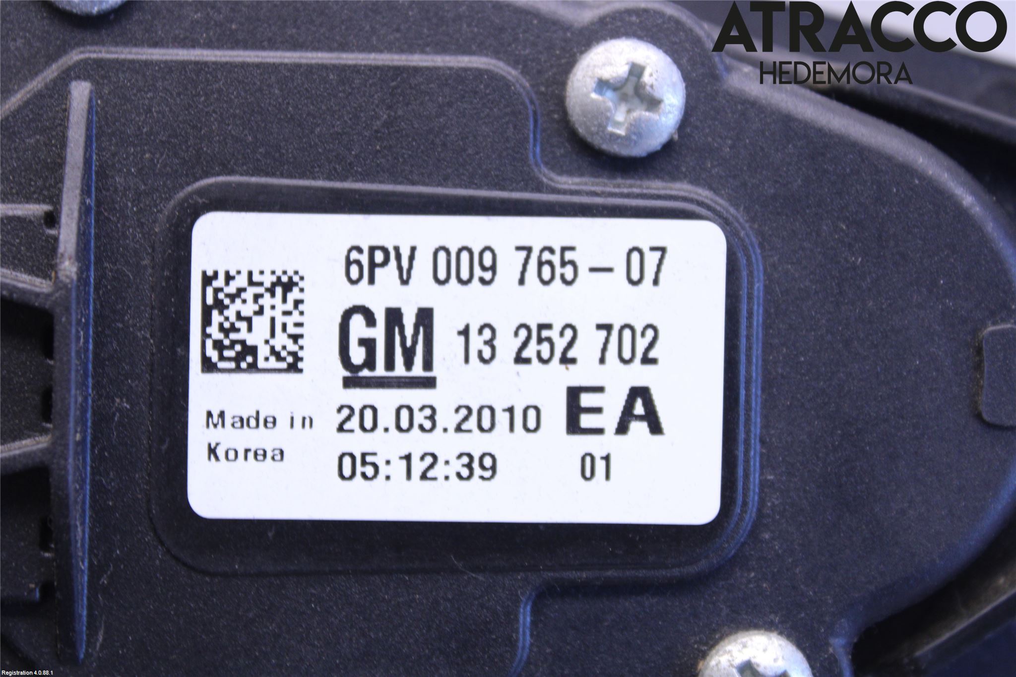 GM CHEVROLET CRUZE Gaspedal