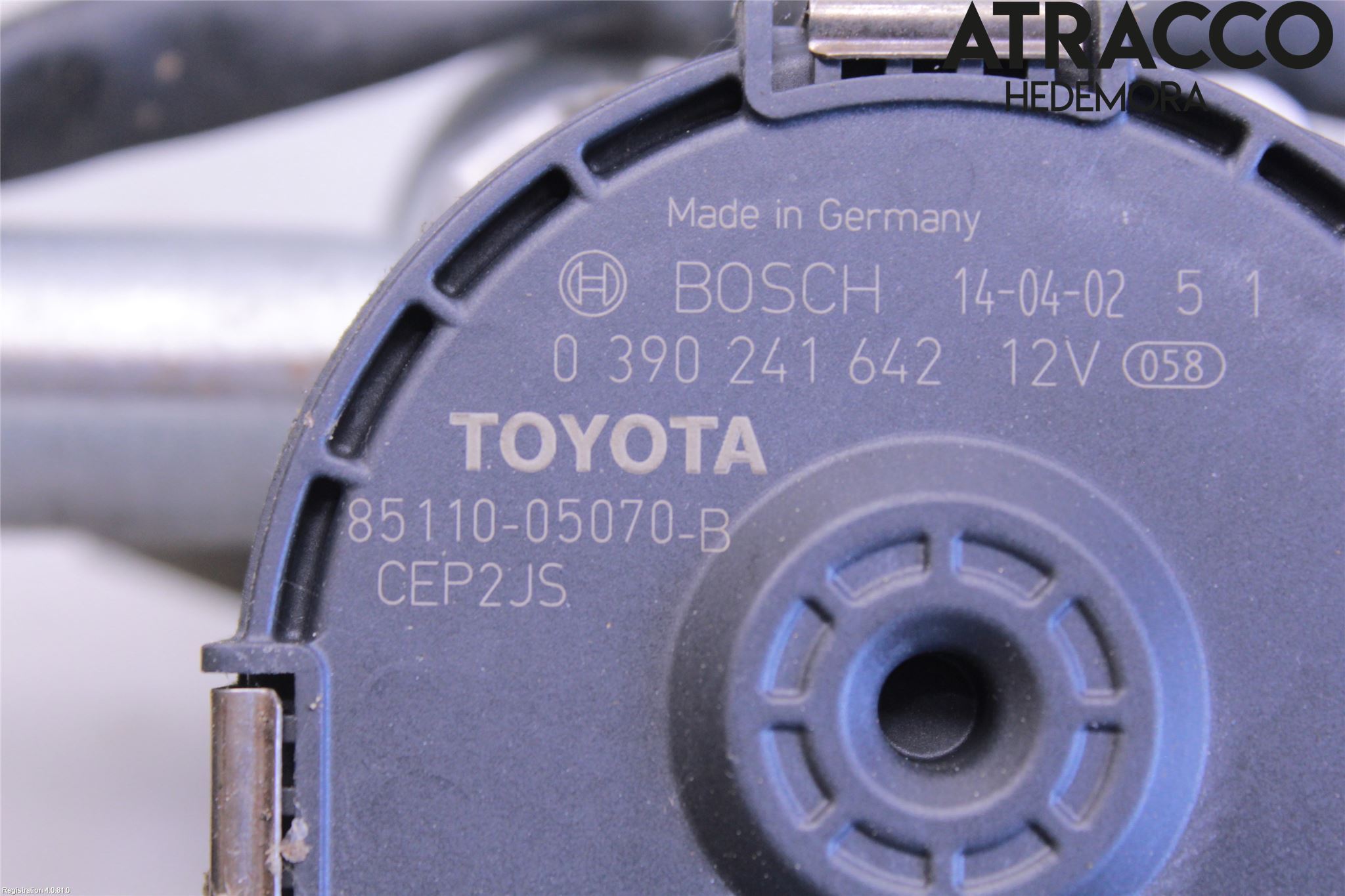 Toyota AVENSIS 09-15 Torkarmotor Vindruta