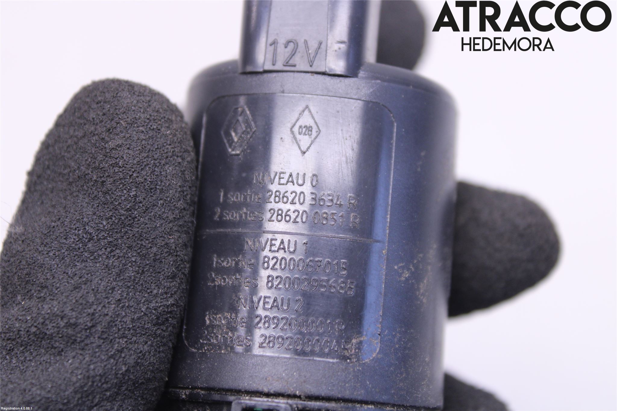 Dacia LOGAN MCV/STEPWAY Spolarpump Vindruta