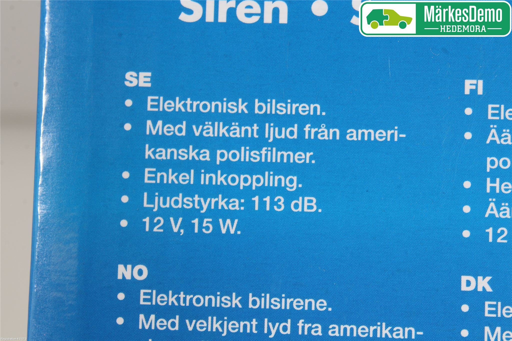 Citroen C25 Signalhorn