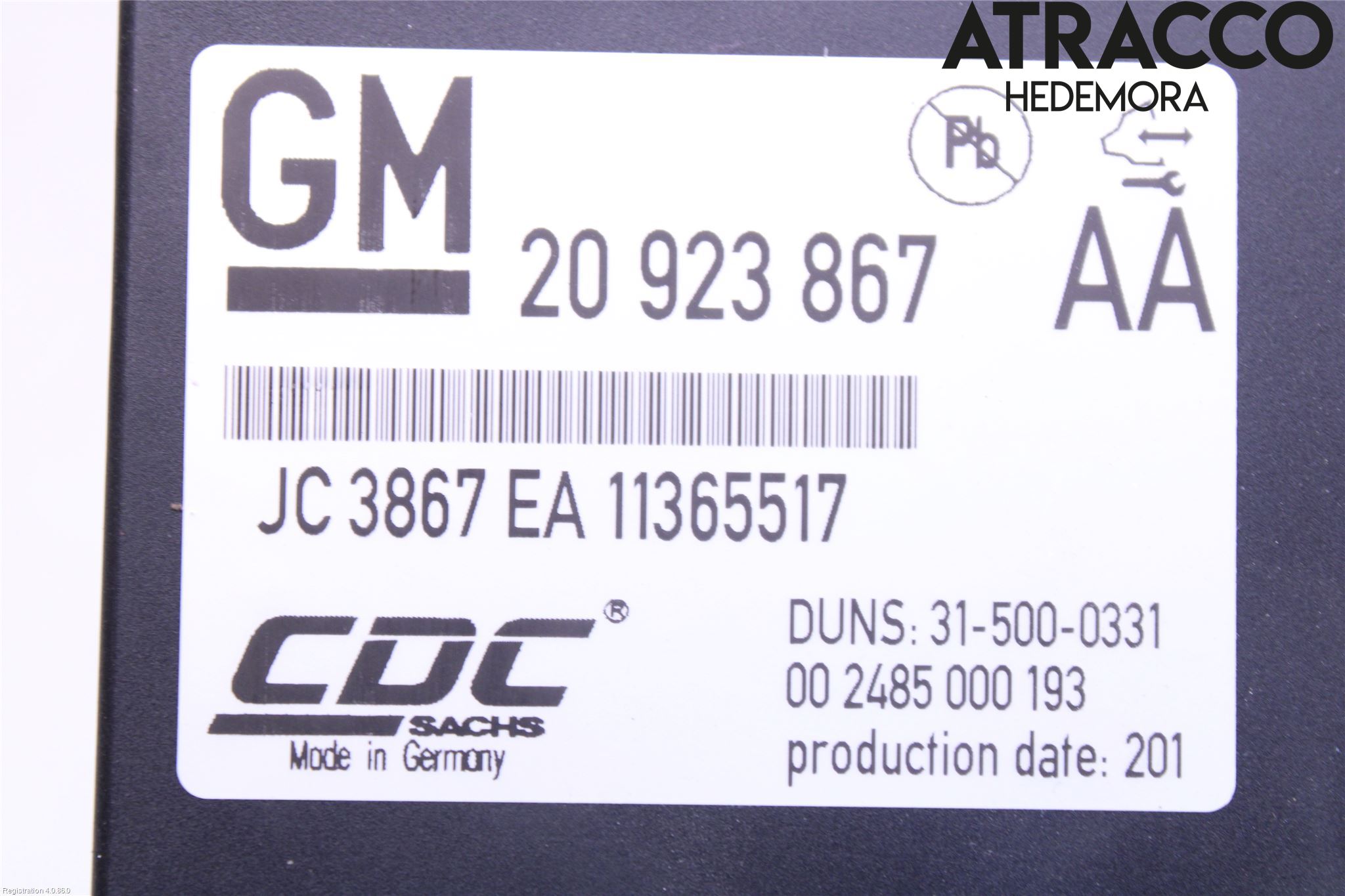 Opel INSIGNIA 09-16 Styrenhet Fjädring