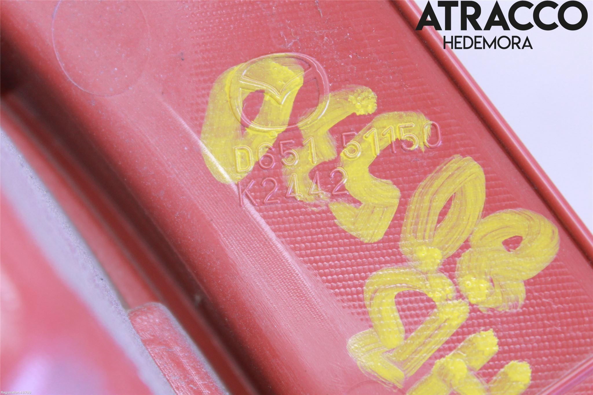 Mazda 2 (DE) 08-15 Bakljus Höger