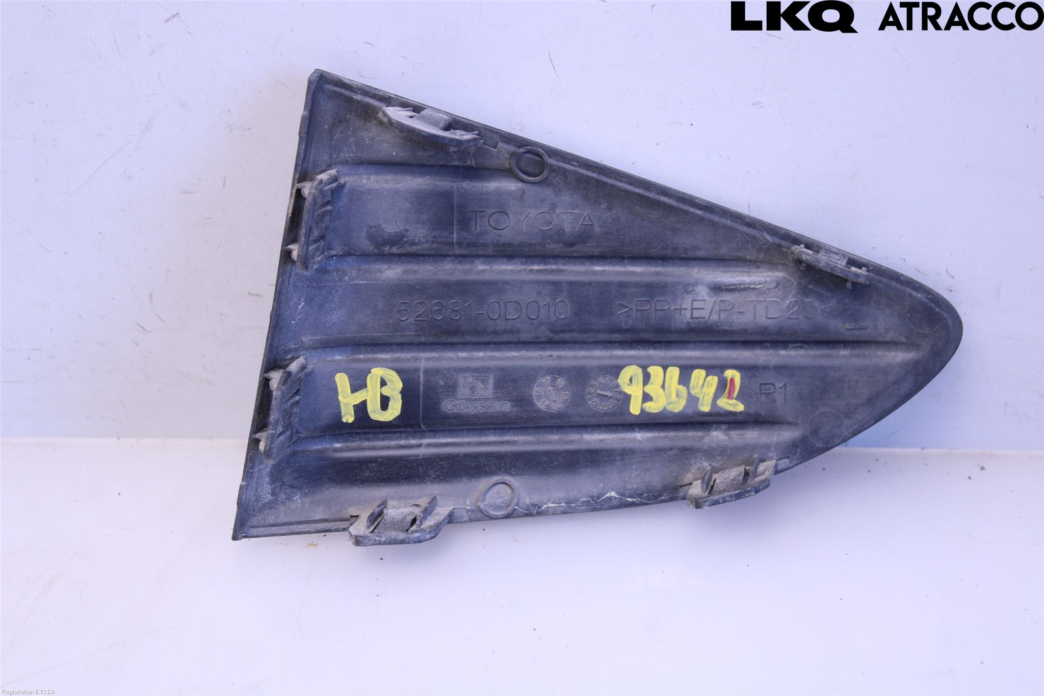 Toyota YARIS XP130 15-20 Stötfångardel Bak Hö