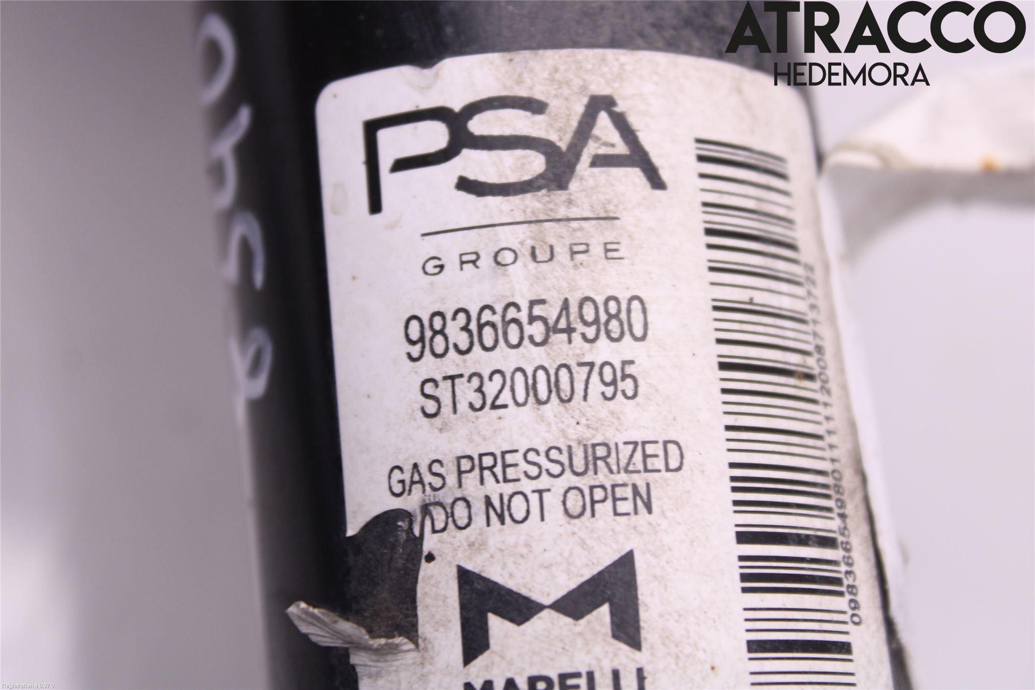 Peugeot 2008/E-2008 20- Fjäderben Fram Vänster