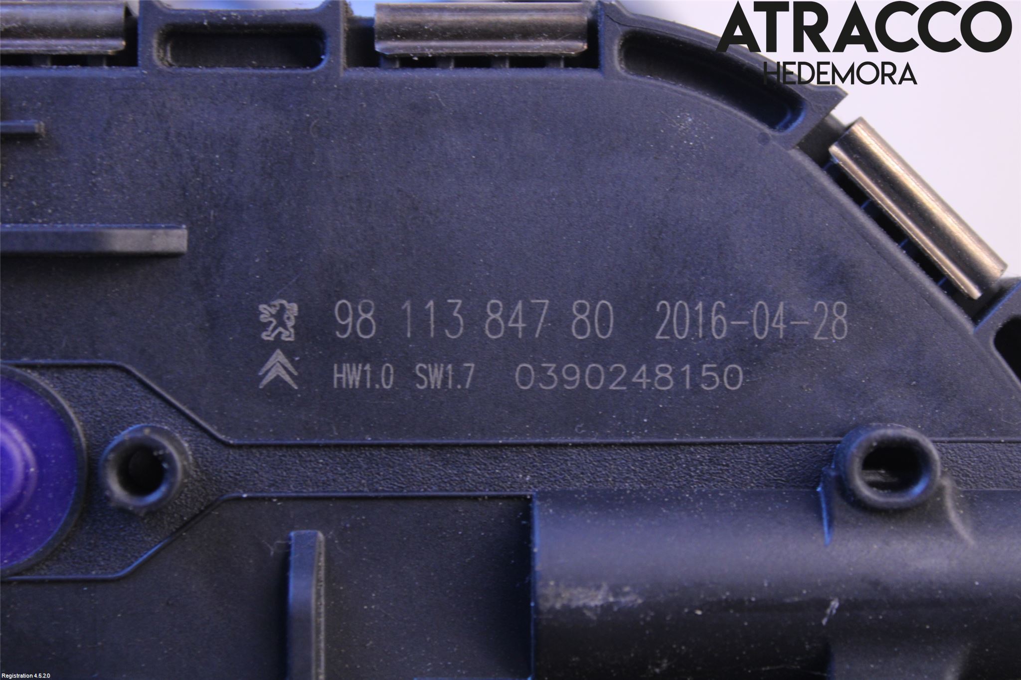 Citroen C4 GRAND PICASSO 14-18 Torkarmotor Vindruta