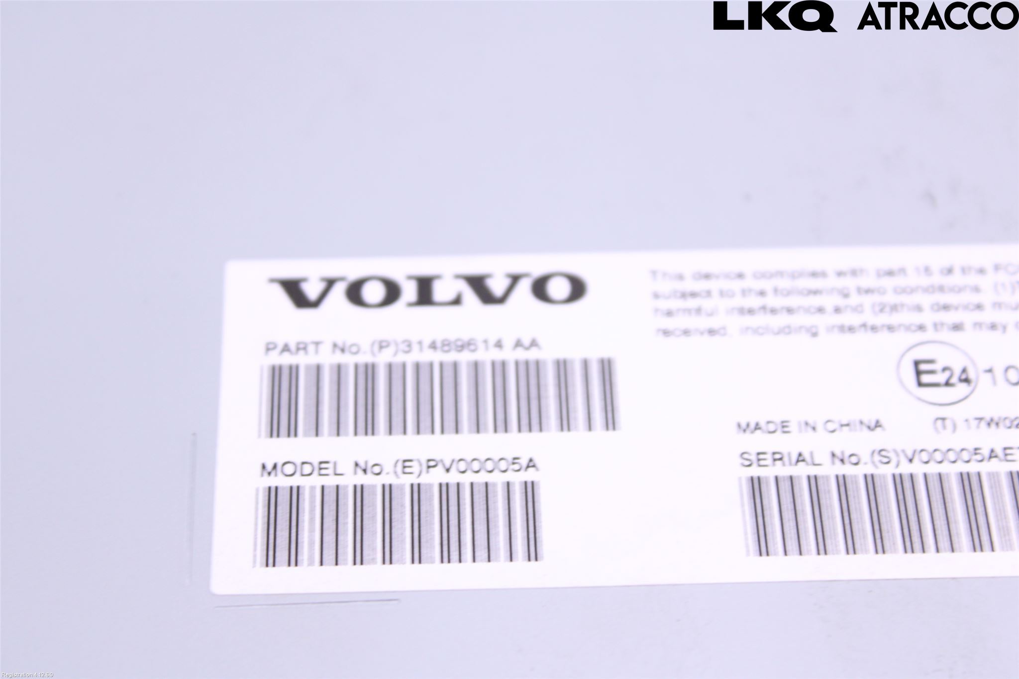 Volvo V90 CROSS COUNTRY 17->> Radio-Stereo Förstärkare