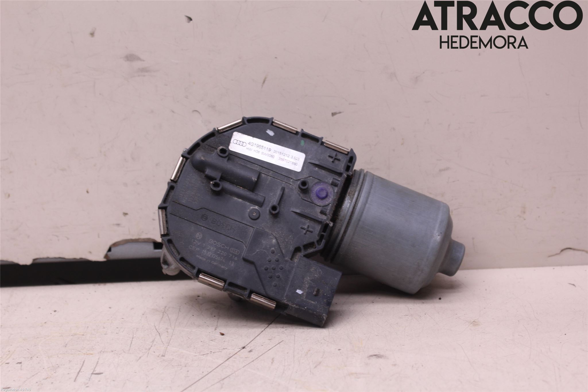 Audi A6/S6 4G 11-18 Torkarmotor Vindruta