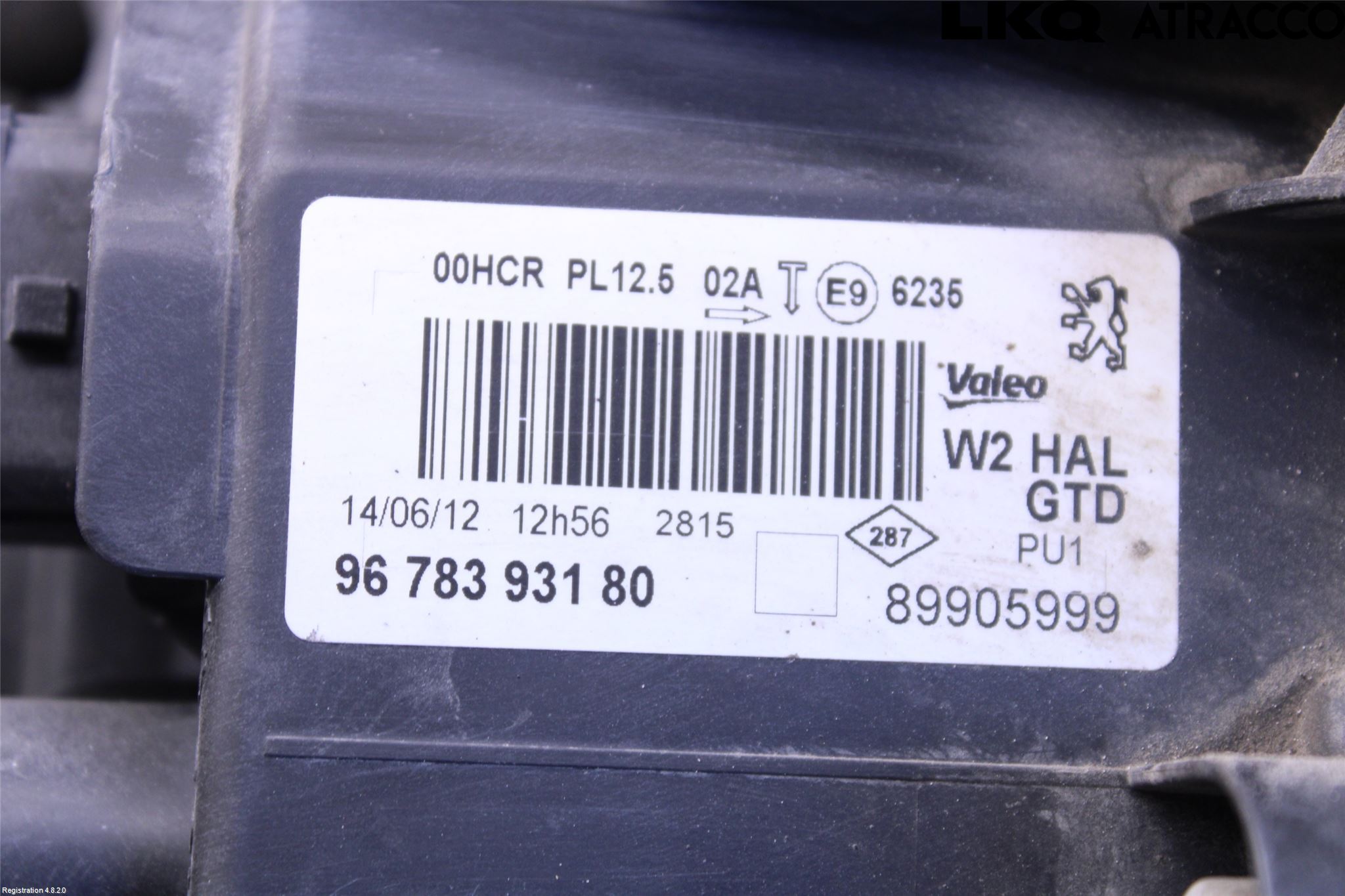Peugeot 508 11-18 Strålkastare Vänster