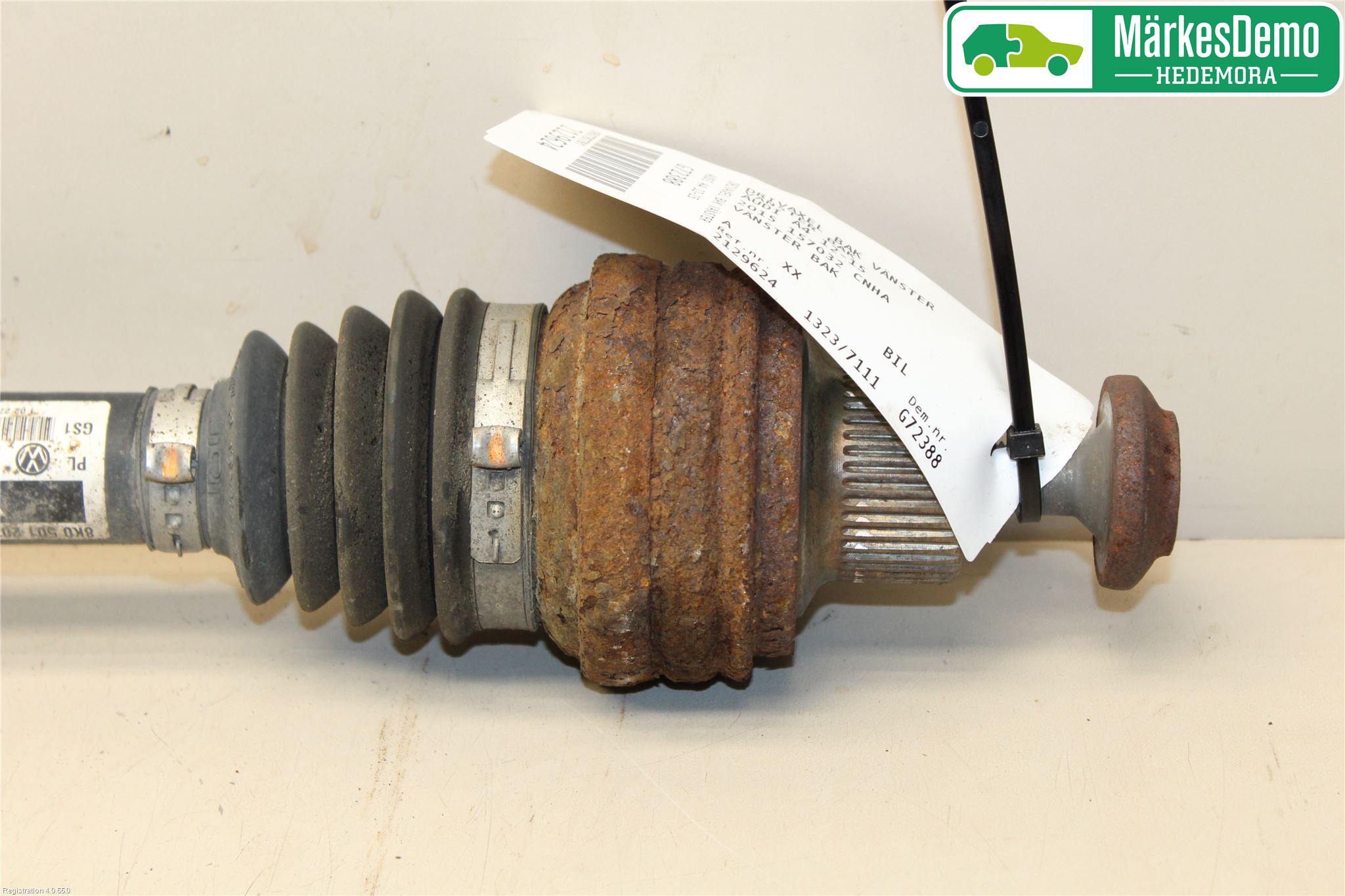 Audi A4 ALLROAD 09-16 Drivaxel Bak Vänster
