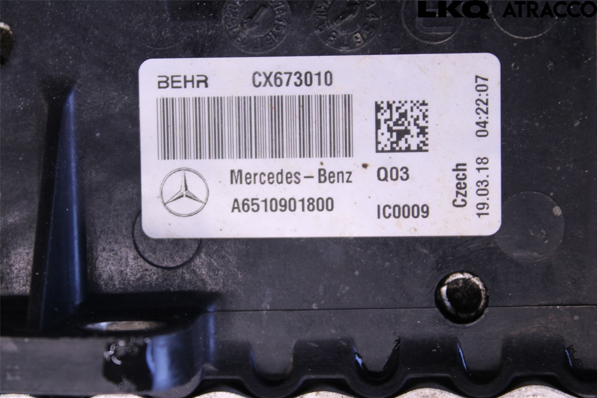 Mercedes-Benz MB GLC-KLASS (X253/C253) 15-22 Laddluft-Intercooler Kyl