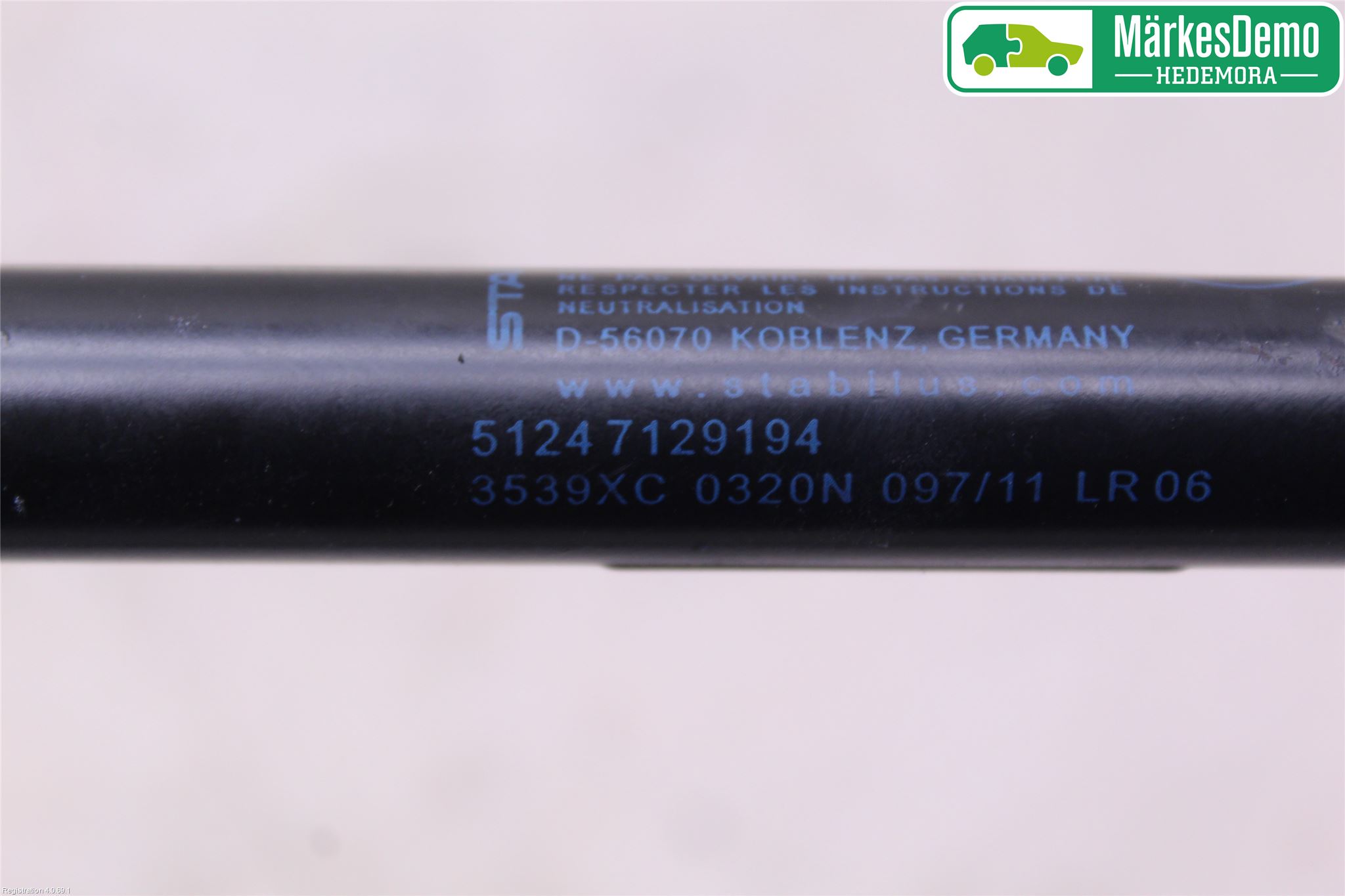 BMW 3 E92/93 Coupé/Cab 05-14 Gasfjäder Baklucka