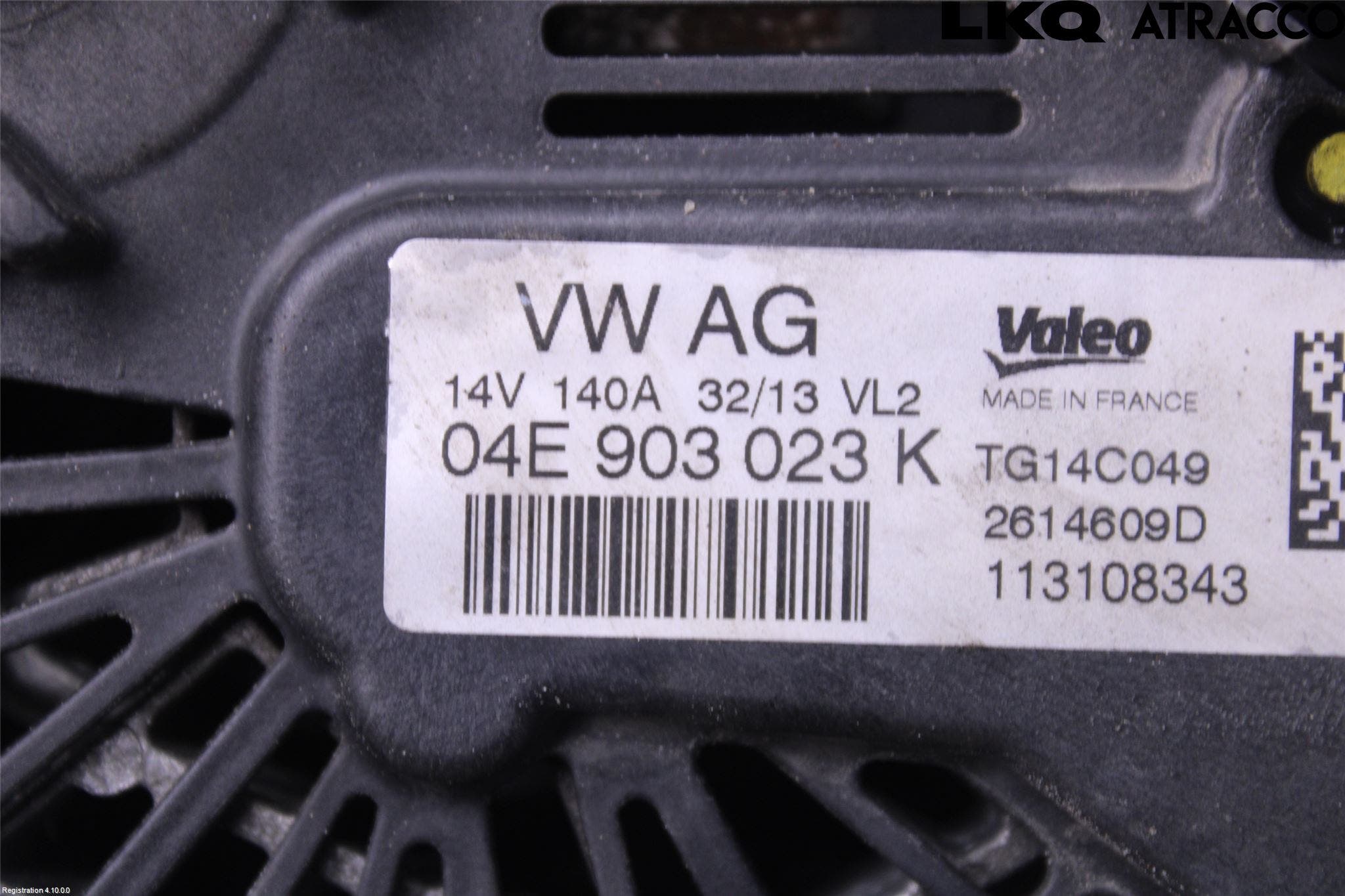 Volkswagen VW GOLF / E-GOLF VII 13-20 Generator