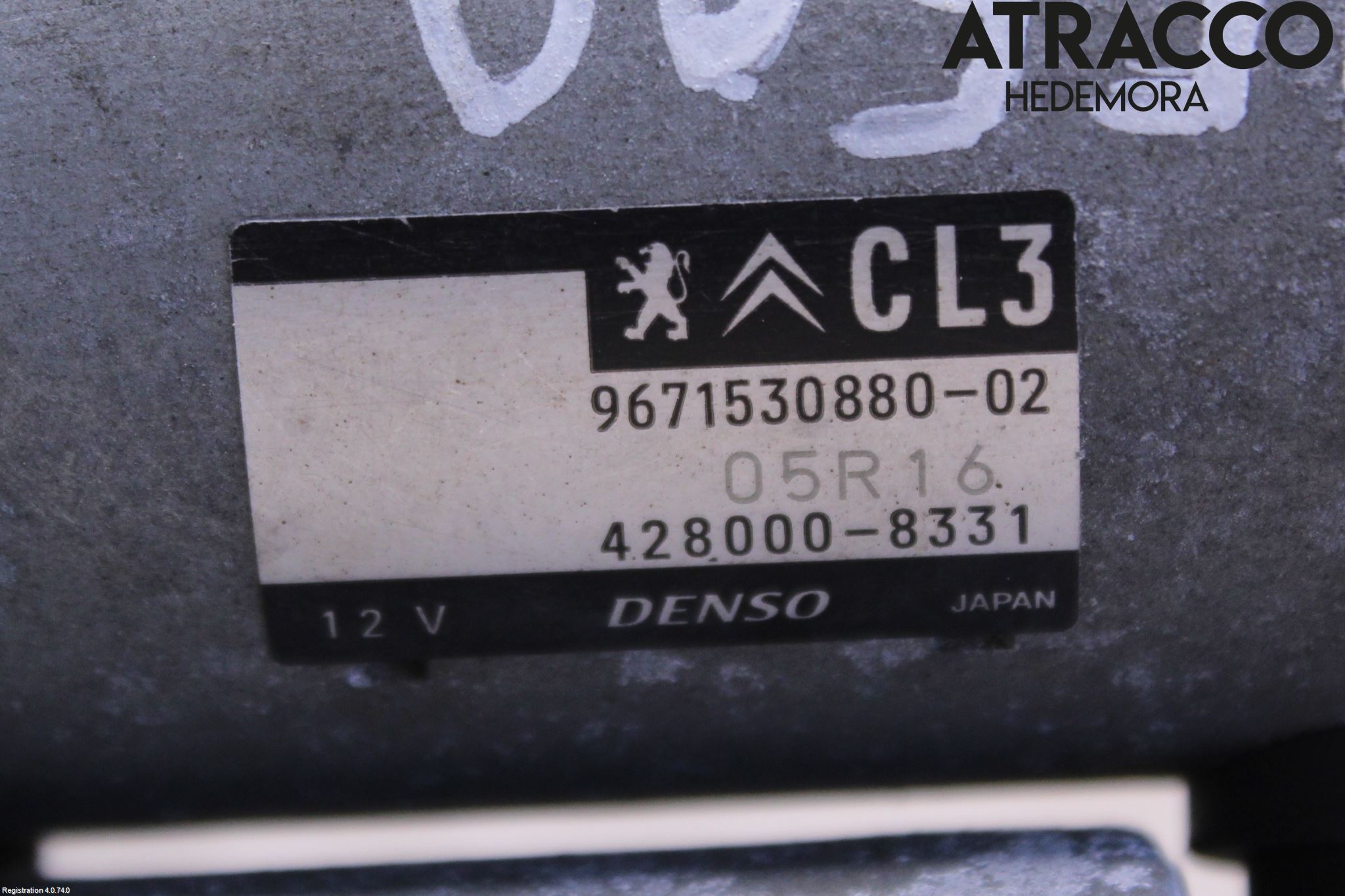 Citroen C4 CACTUS 14-20 Startmotor