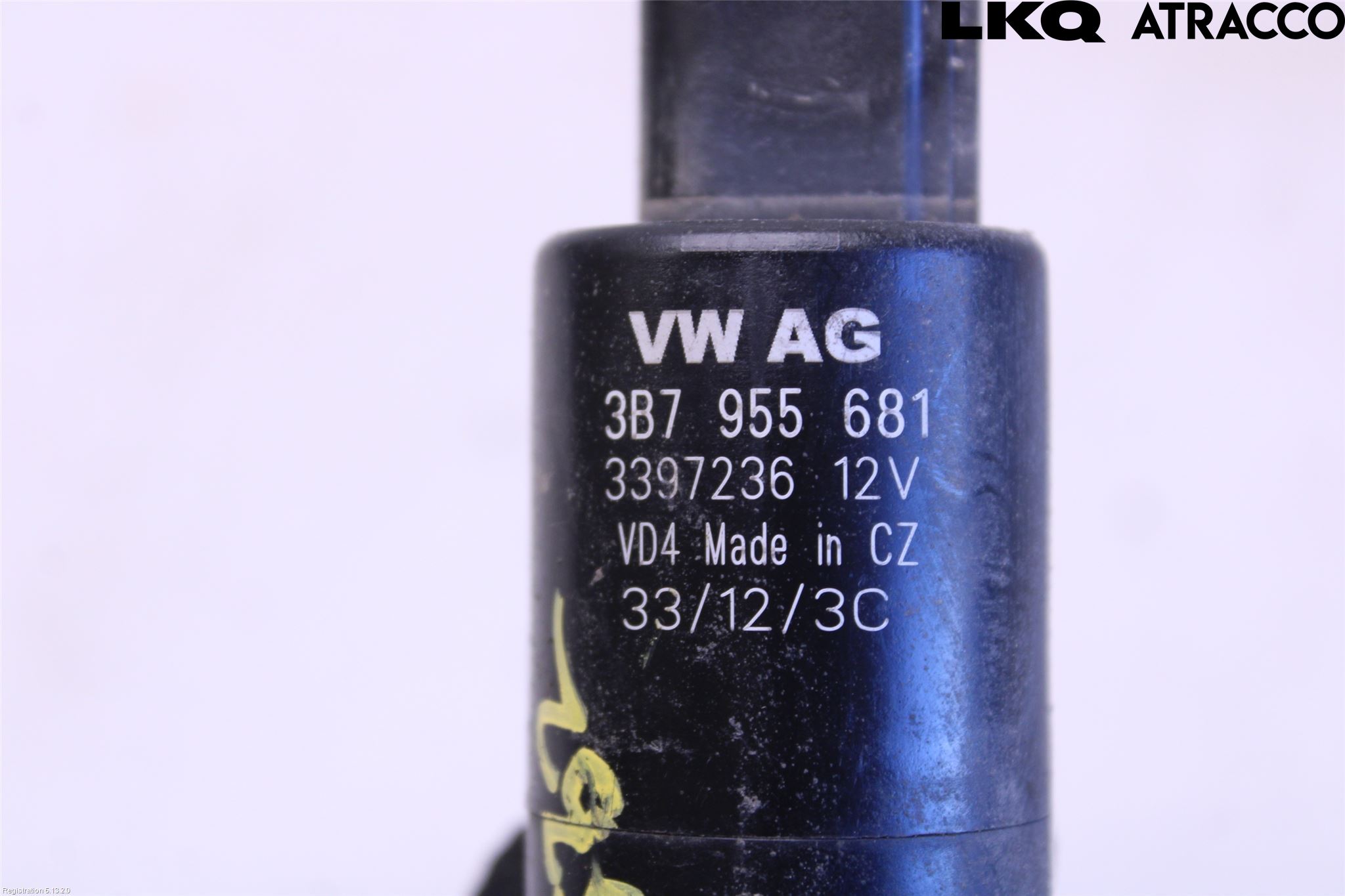 Volkswagen VW GOLF VI 09-13 Spolarpump Högtryck