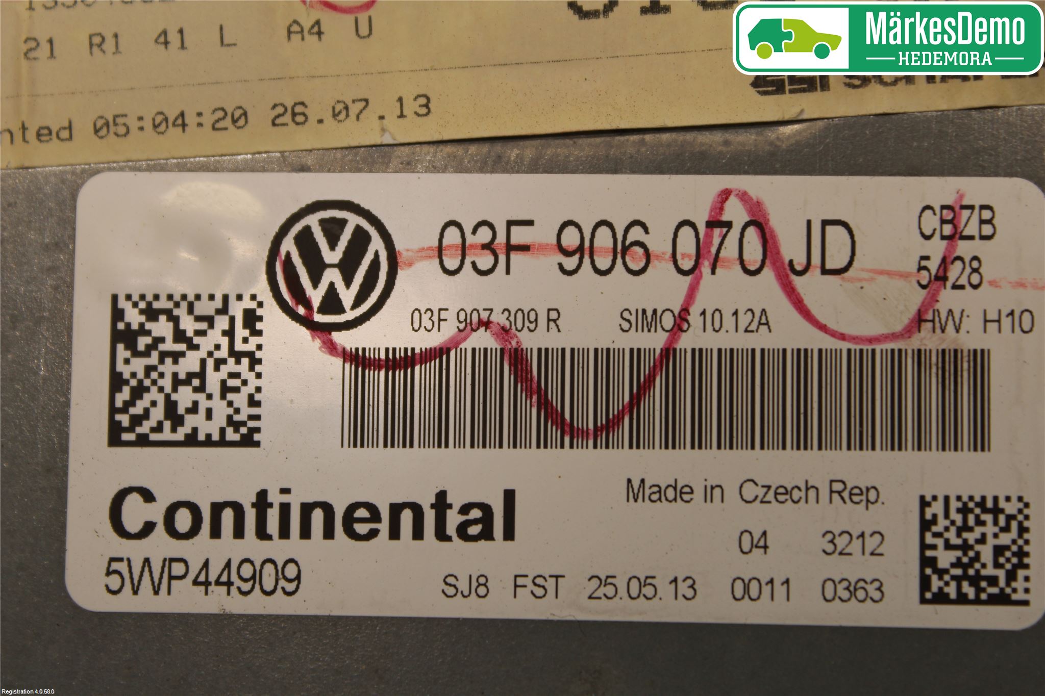 Volkswagen VW BEETLE 12- Styrenhet Insprut Bensin