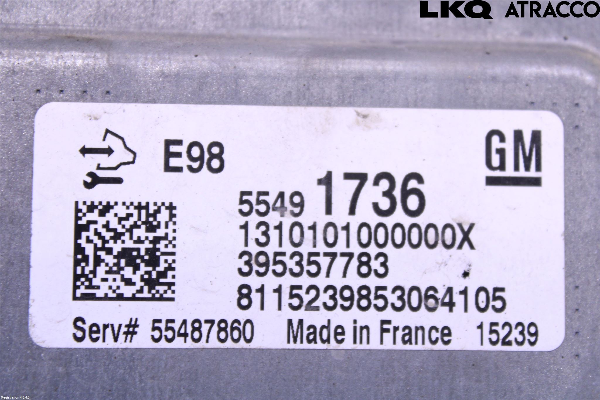 Opel ZAFIRA C 12-19 Styrenhet Inspump Diesel
