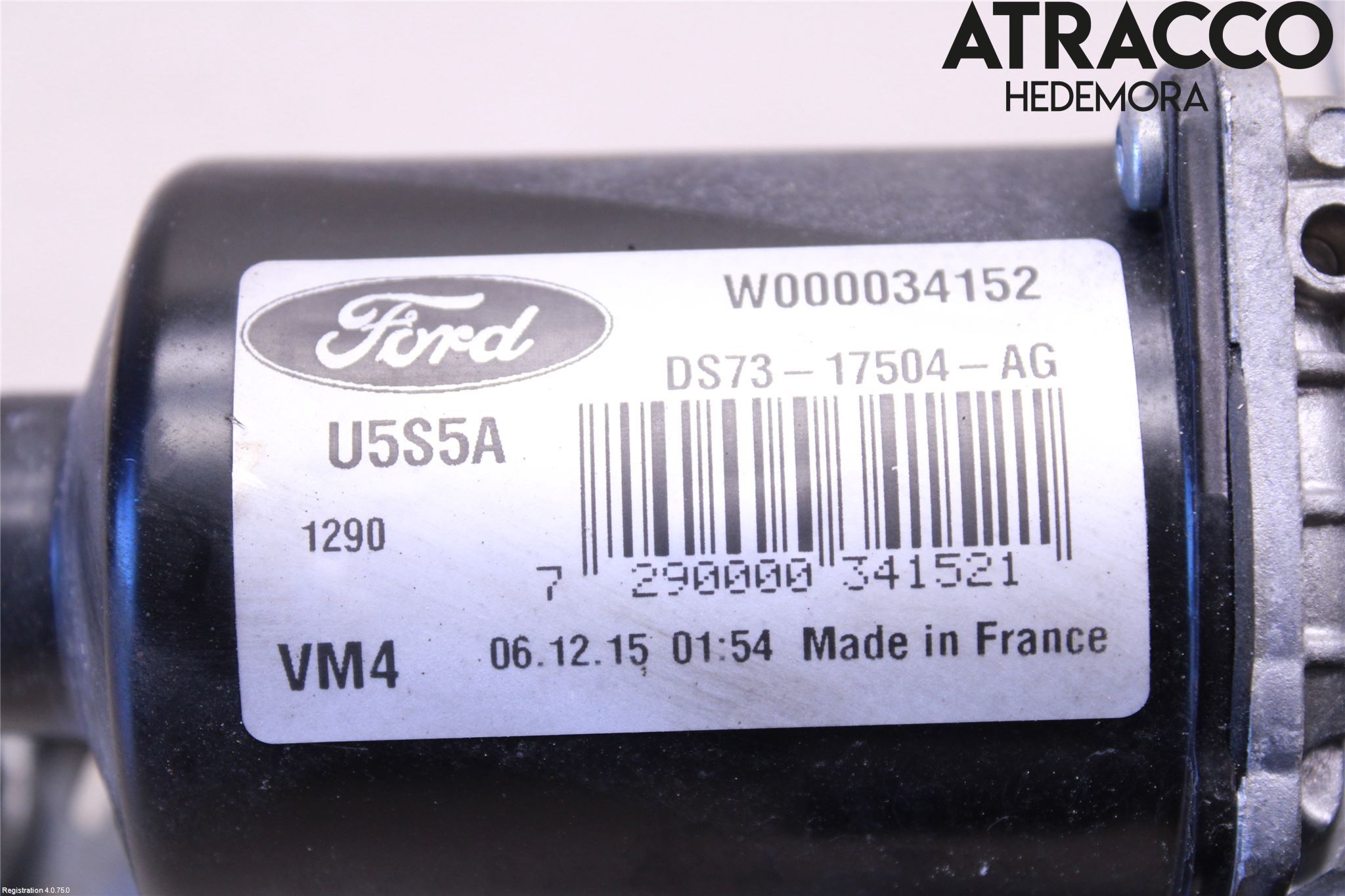 Ford MONDEO 15-22 Torkarmotor Vindruta