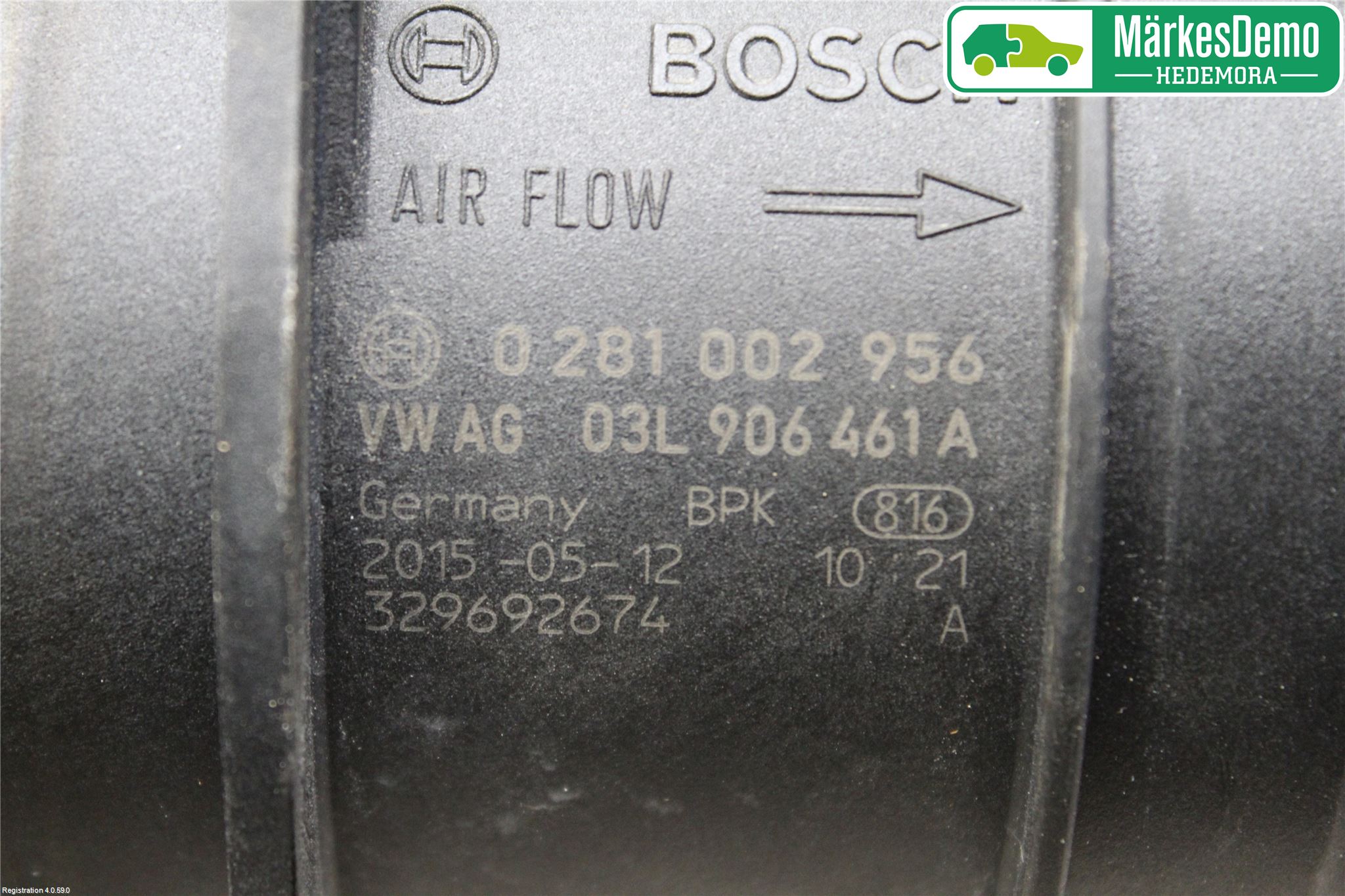 Volkswagen VW PASSAT 15-19 Injluftmassamätare