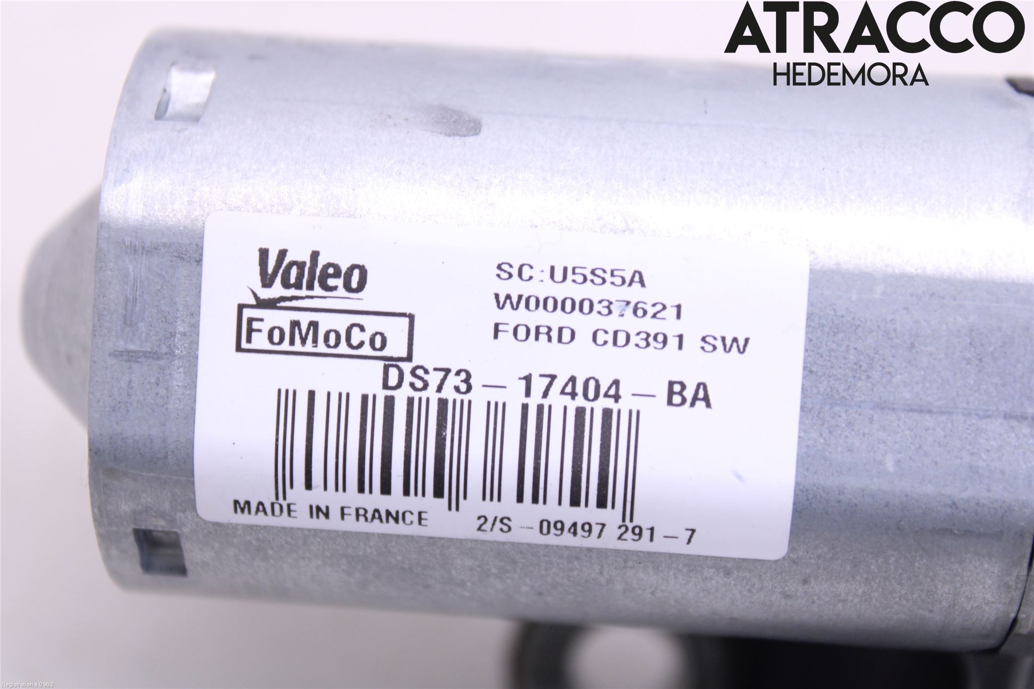 Ford MONDEO 15-22 Torkarmotor Baklucka