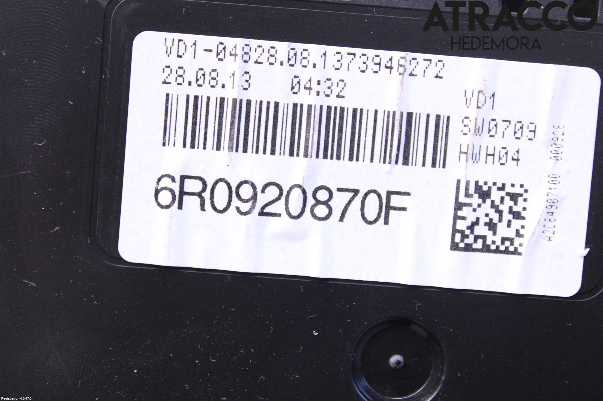 Volkswagen VW POLO 10-17 Instrument Komb