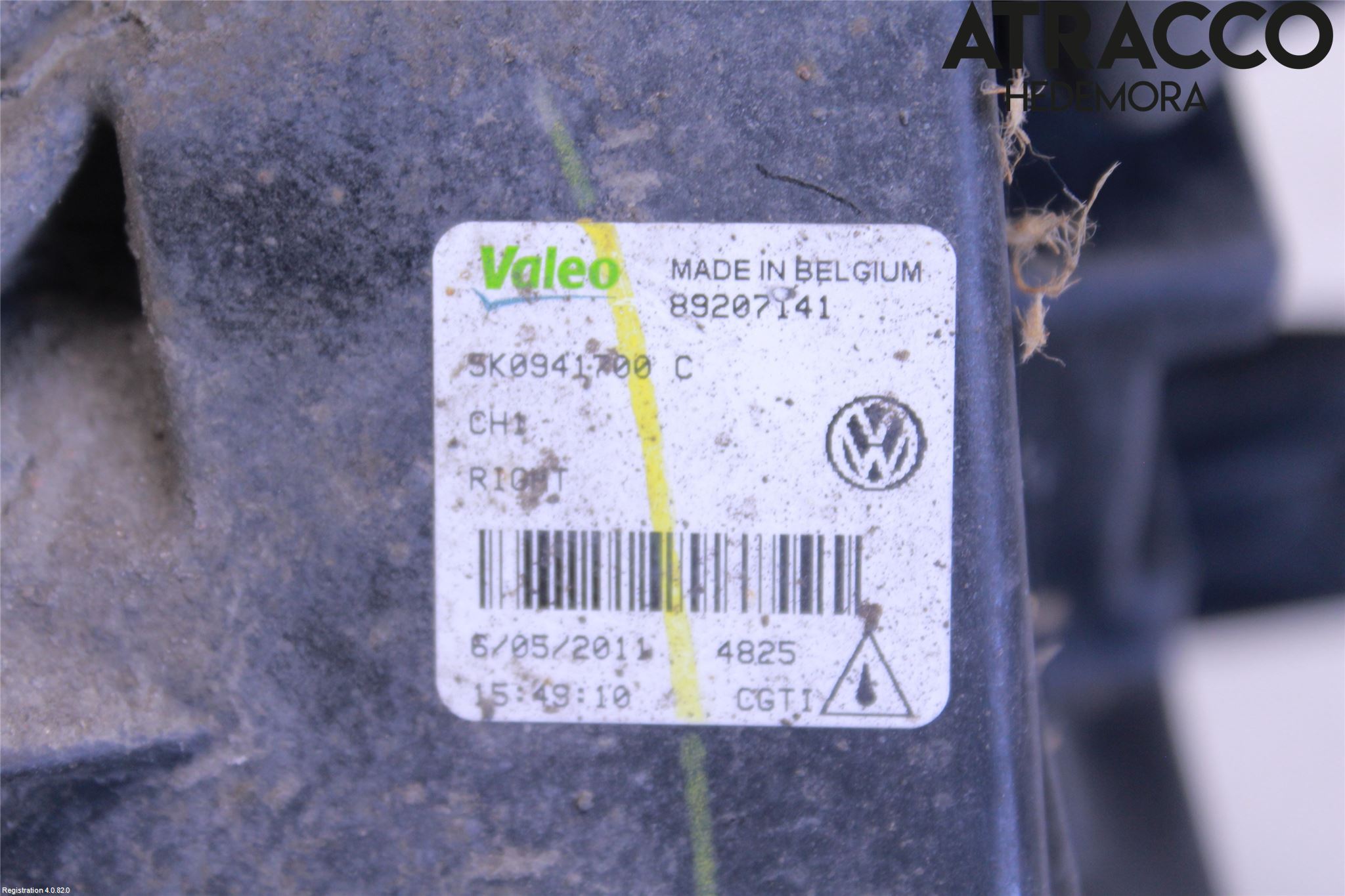 Volkswagen VW GOLF VI 09-13 Dimljus-Varselljus Fram