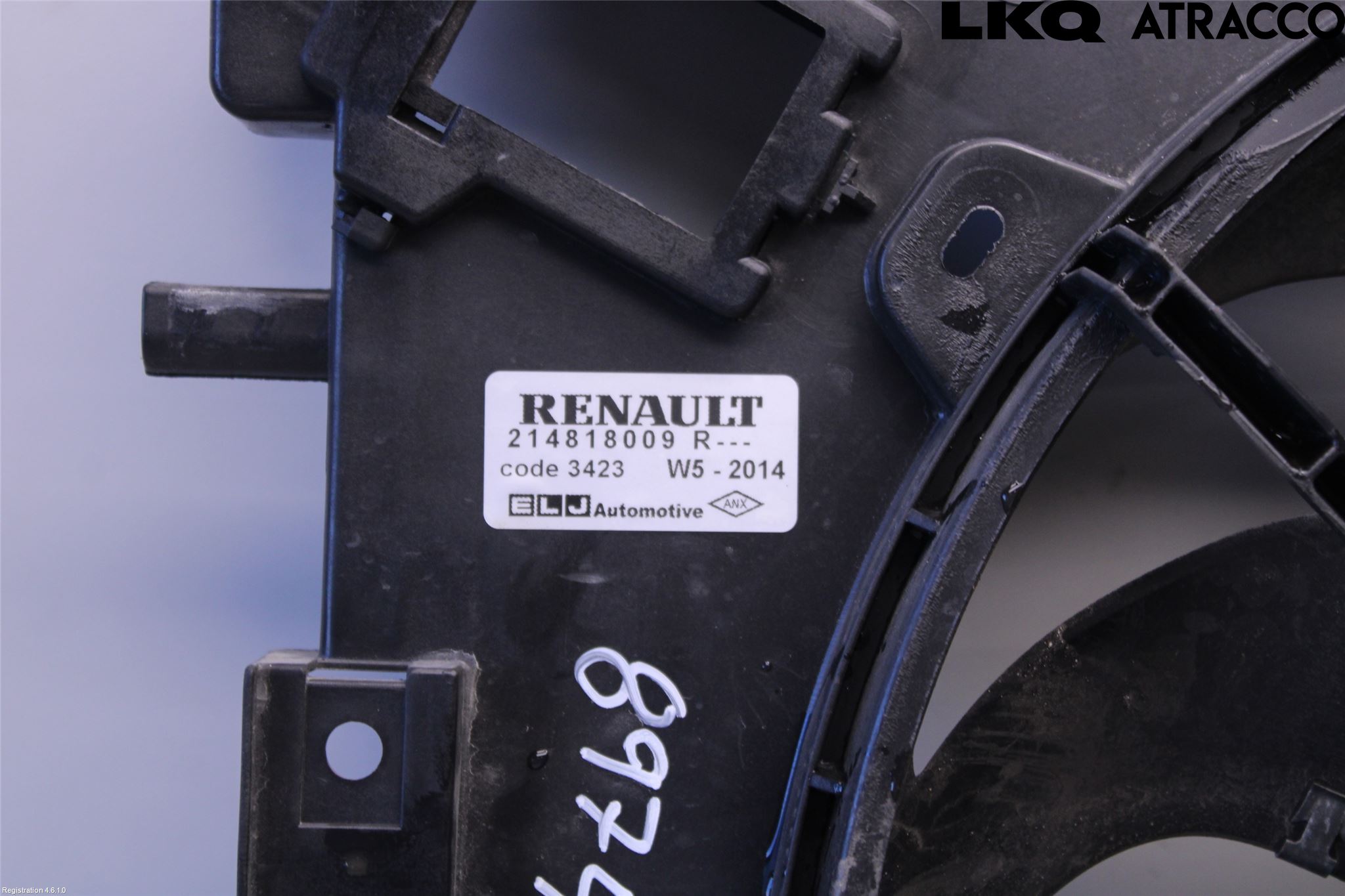 Renault CLIO IV 12-16 Kylfläkt El