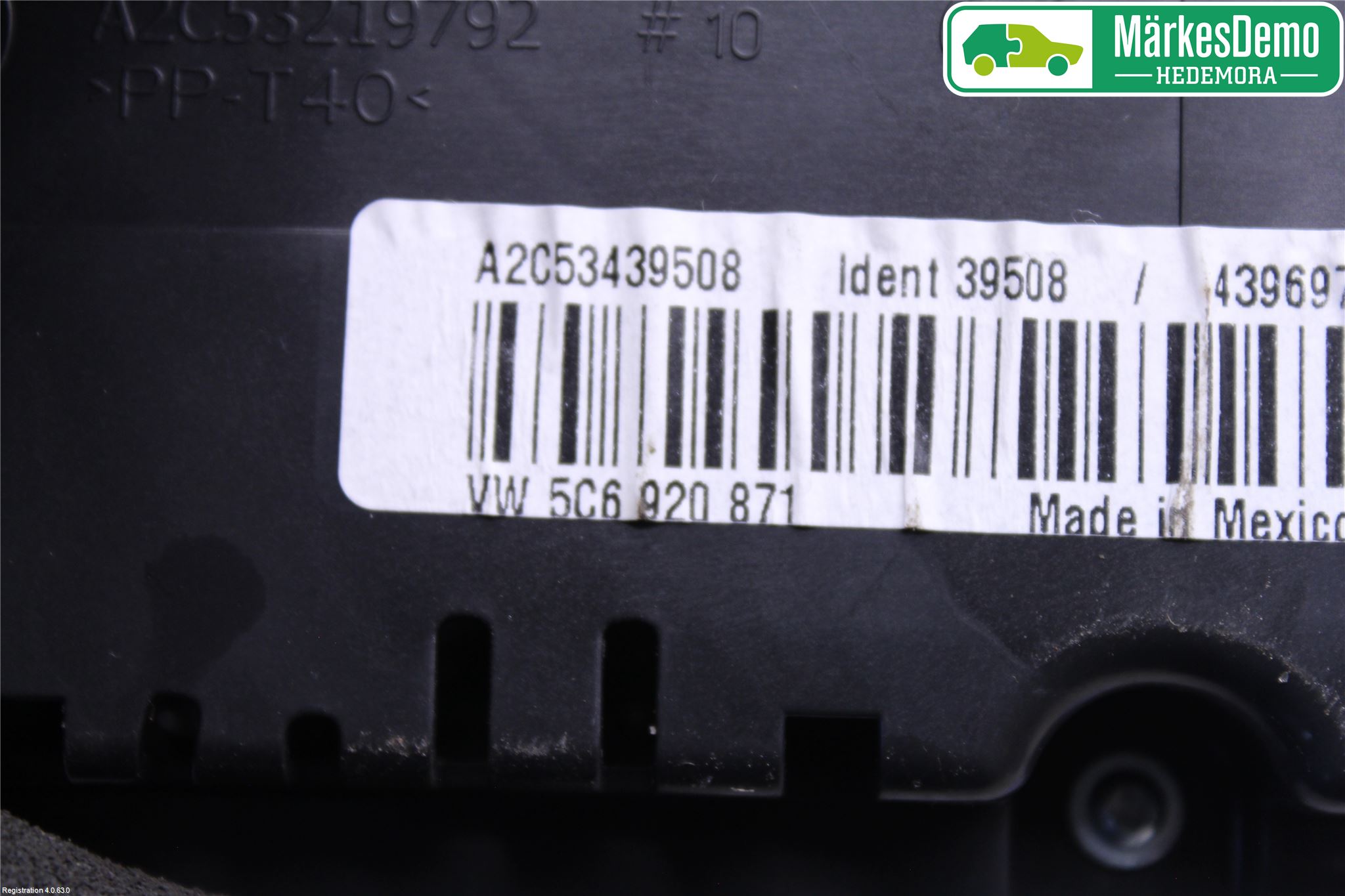 Volkswagen VW JETTA VI 11- Instrument Komb