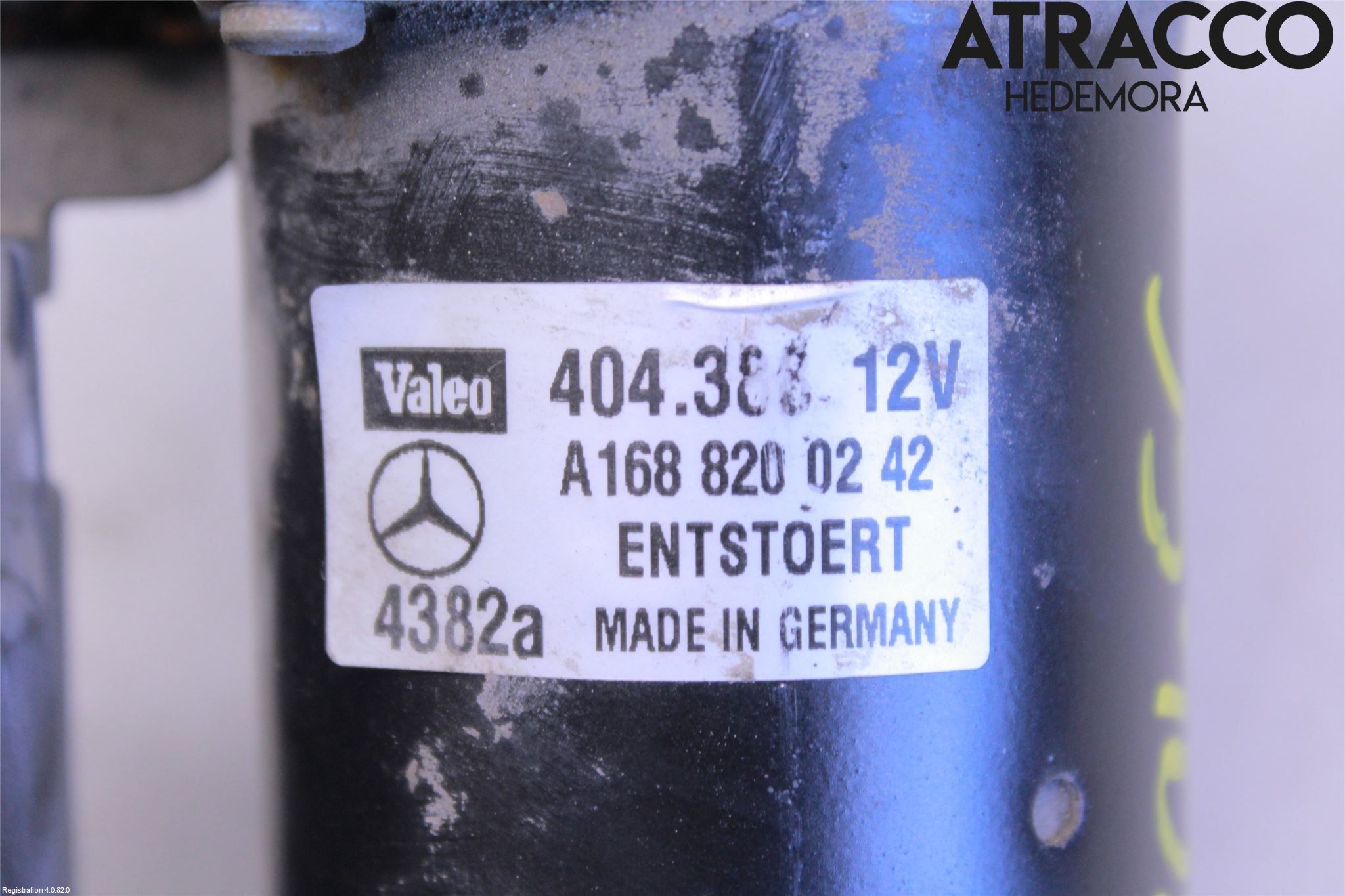 Mercedes-Benz MB A-KLASS (W168) 98-04 Torkarmotor Vindruta