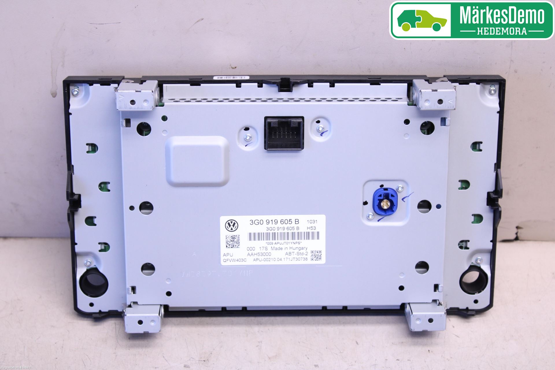 Volkswagen VW PASSAT 15-19 Multifunktionsdisplay